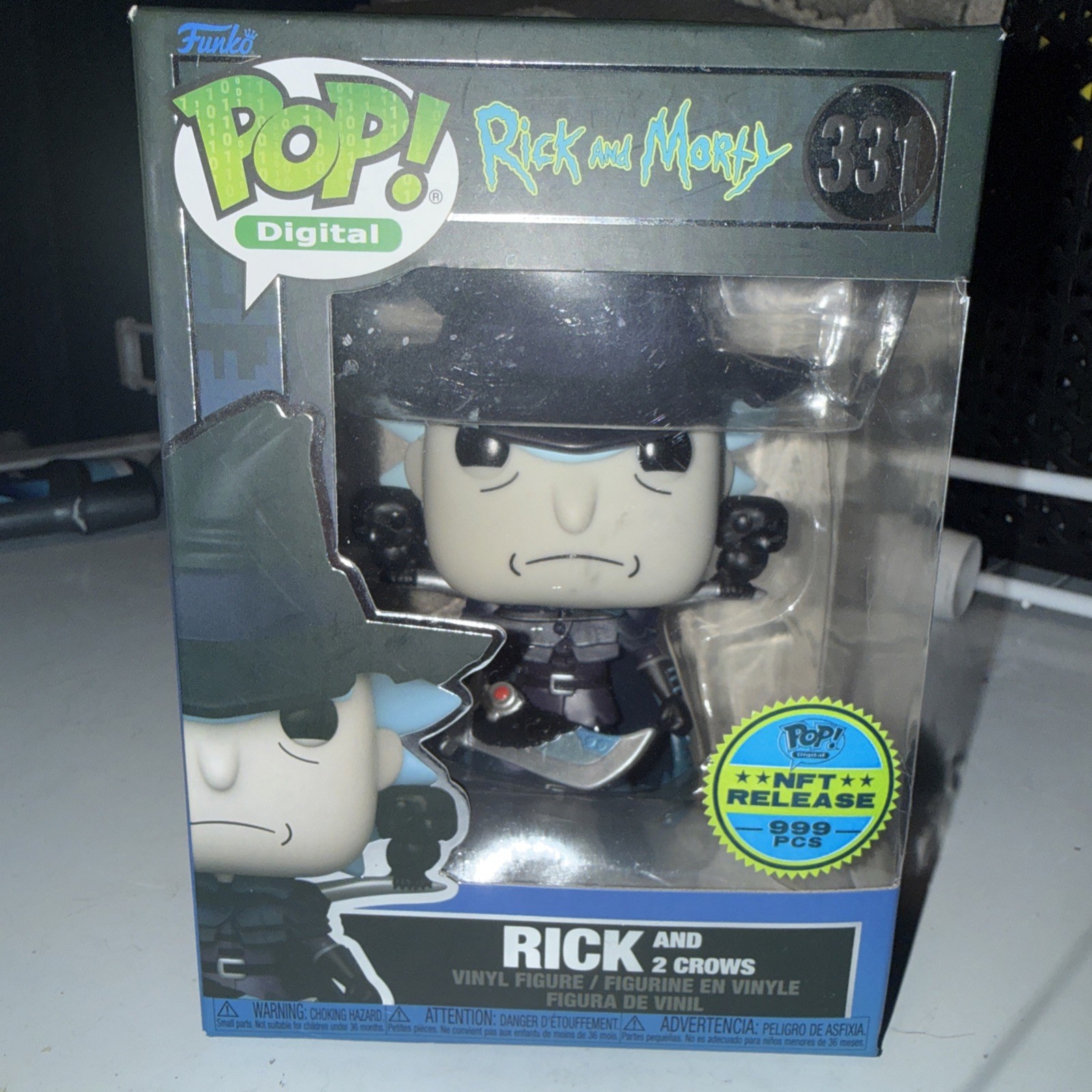 Funko Pop Digital Rick & Morty: Rick and 2 Crows #331 