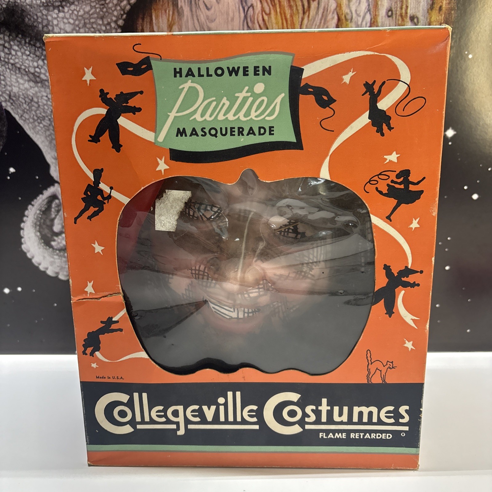 VTG 50-60s Collegeville Halloween Costume #80 "Party Pal" w/Box Adult Medium VTG 50-60s Collegeville Halloween Costume #80 "Party Pal" w/Box Adult Medium