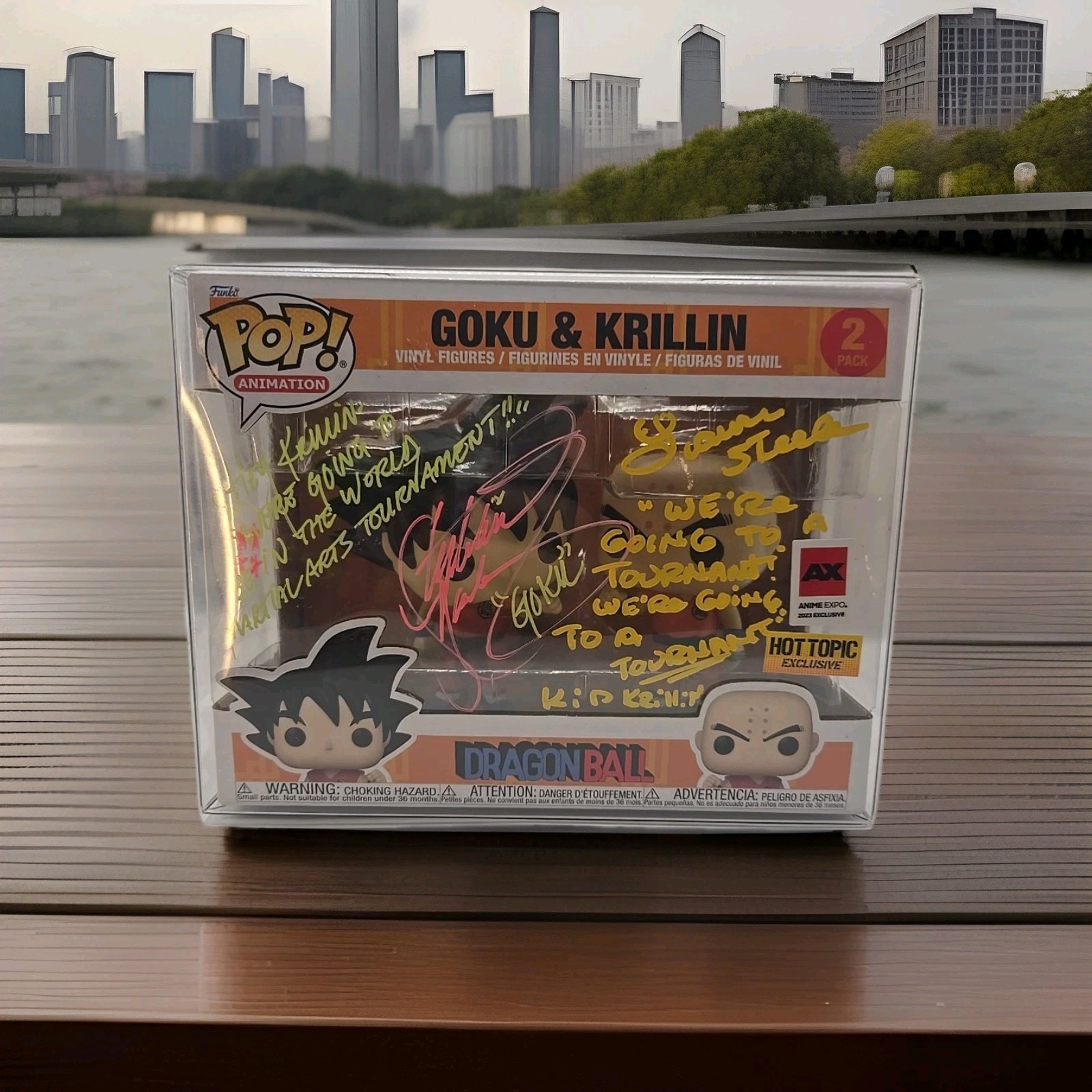 Signed With Funko Multiple: Dragon Ball - Goku & Krillin - Hot Topic (Exclusive) Signed With Funko Multiple: Dragon Ball - Goku & Krillin - Hot Topic (Exclusive)