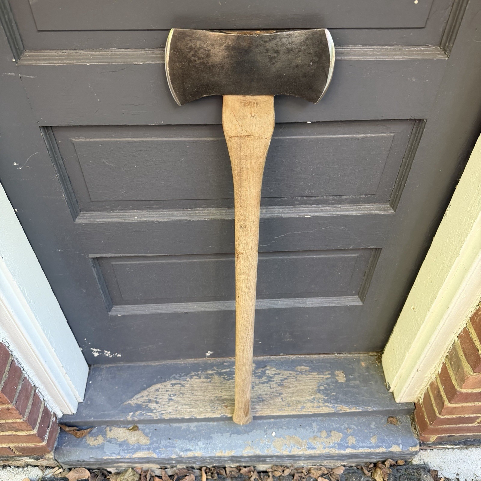Vintage Heavy 5.5 lb Double Bit Axe Puget Sound Swamping Pattern 35" Felling