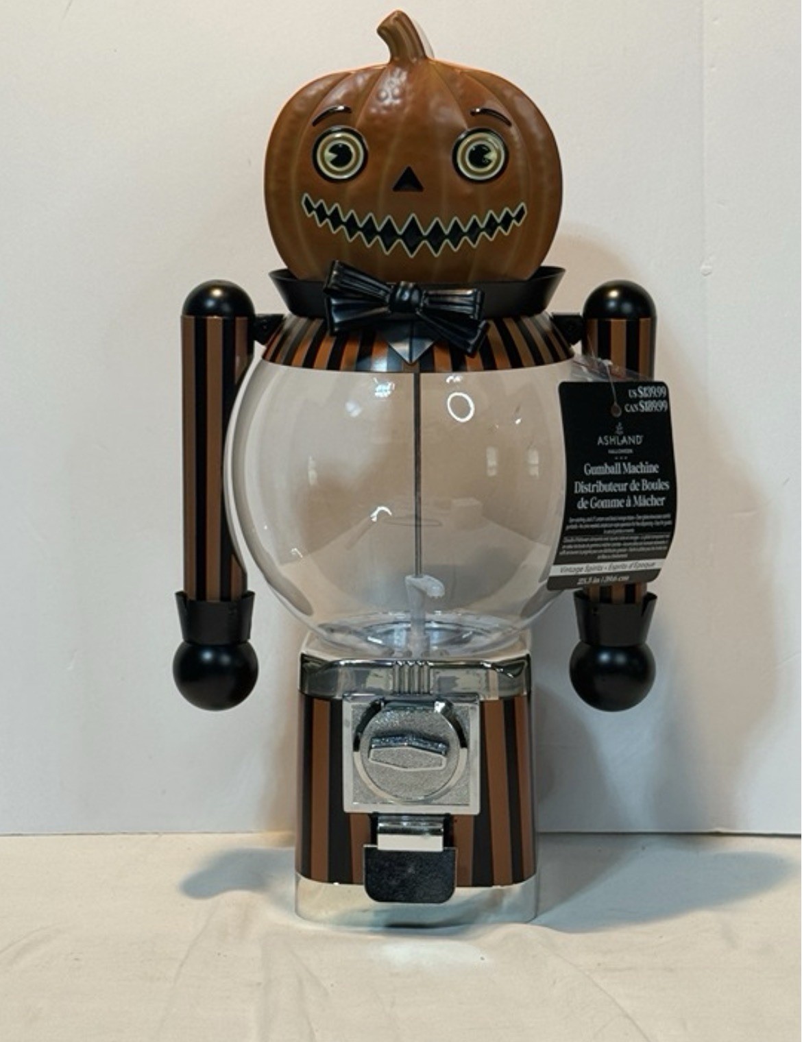 Brand New Viral Ashland Michaels Halloween Gumball Machine Jack o Lantern 23.5" Brand New Viral Ashland Michaels Halloween Gumball Machine Jack o Lantern 23.5"