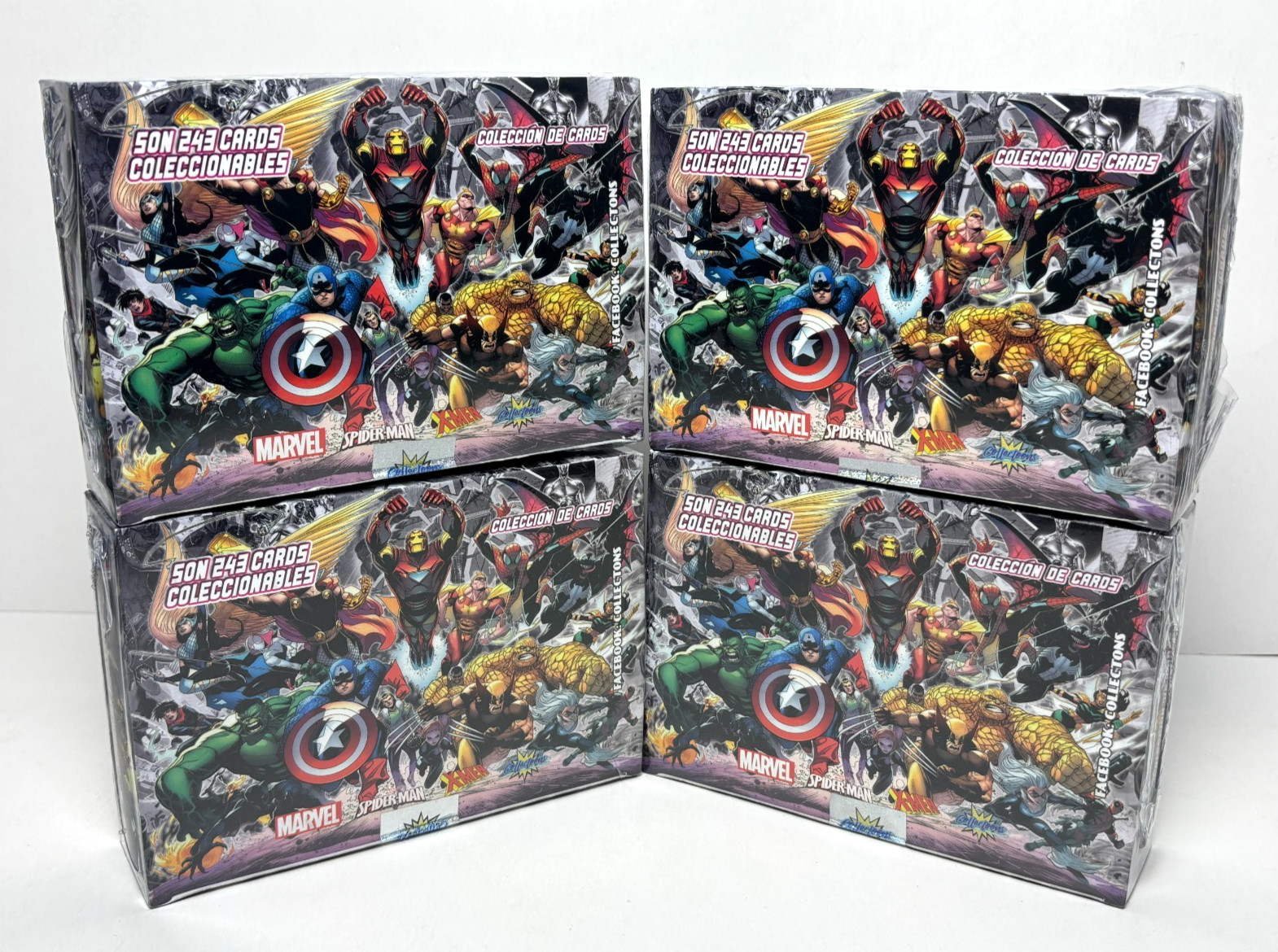 4 BOXES - MARVEL EXPANSION Collectoons Cards - 96 Sealed Packs 4 BOXES - MARVEL EXPANSION Collectoons Cards - 96 Sealed Packs