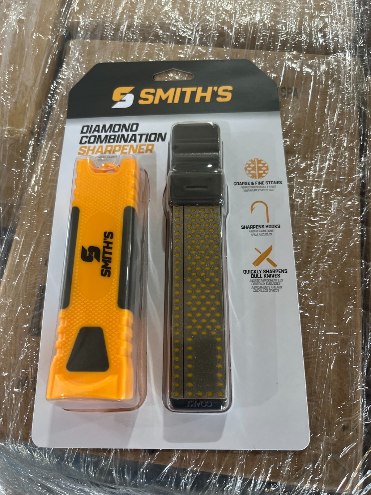 Smith’s 4” Diamond Combination Sharpener 50113 Smith’s 4” Diamond Combination Sharpener 50113