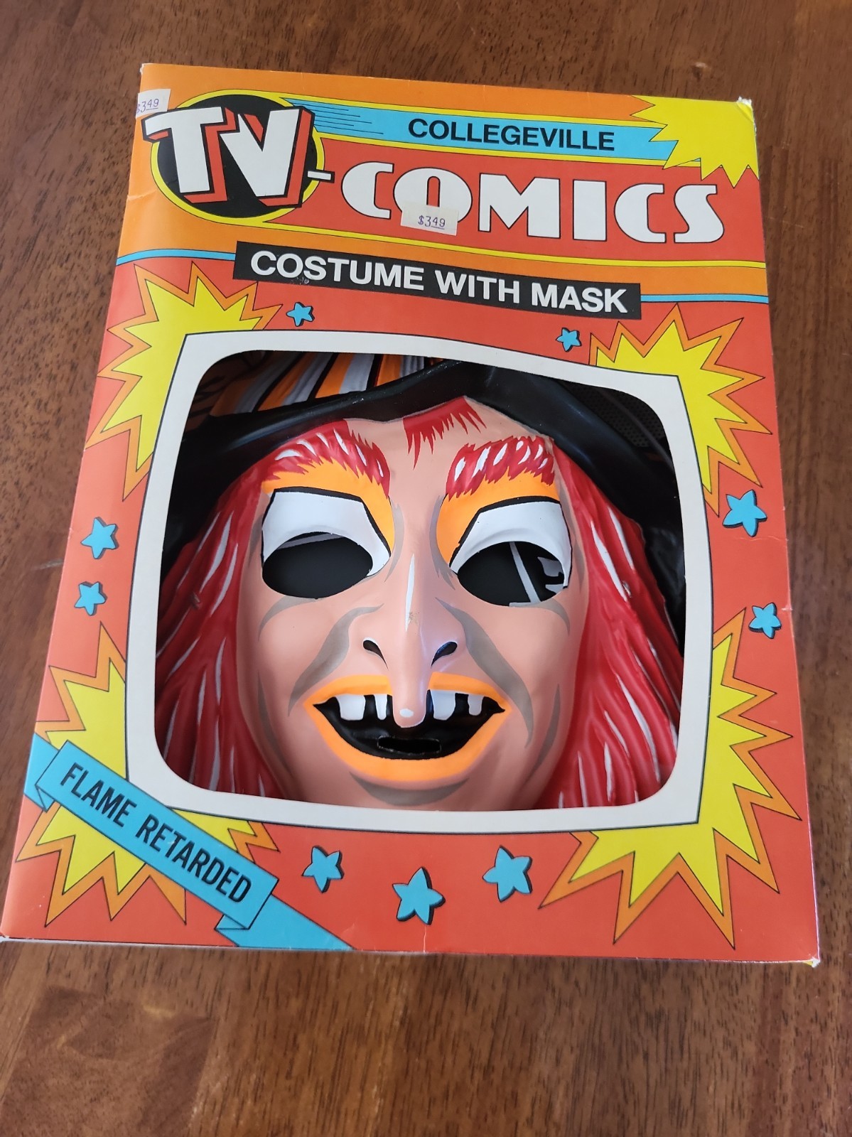 Vintage 1970s Collegeville HR Pufnstuf Witchiepoo Halloween Costume Boxed Mask Vintage 1970s Collegeville HR Pufnstuf Witchiepoo Halloween Costume Boxed Mask