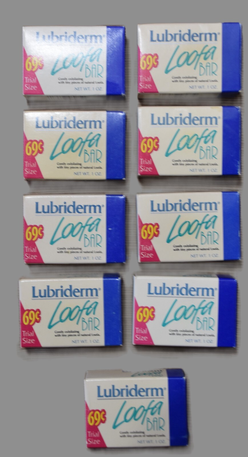 Rare 1992 VTG Lubriderm Loofa Bar -1oz. Complexion Body Exfoliation DISCONTINUED Rare 1992 VTG Lubriderm Loofa Bar -1oz. Complexion Body Exfoliation DISCONTINUED