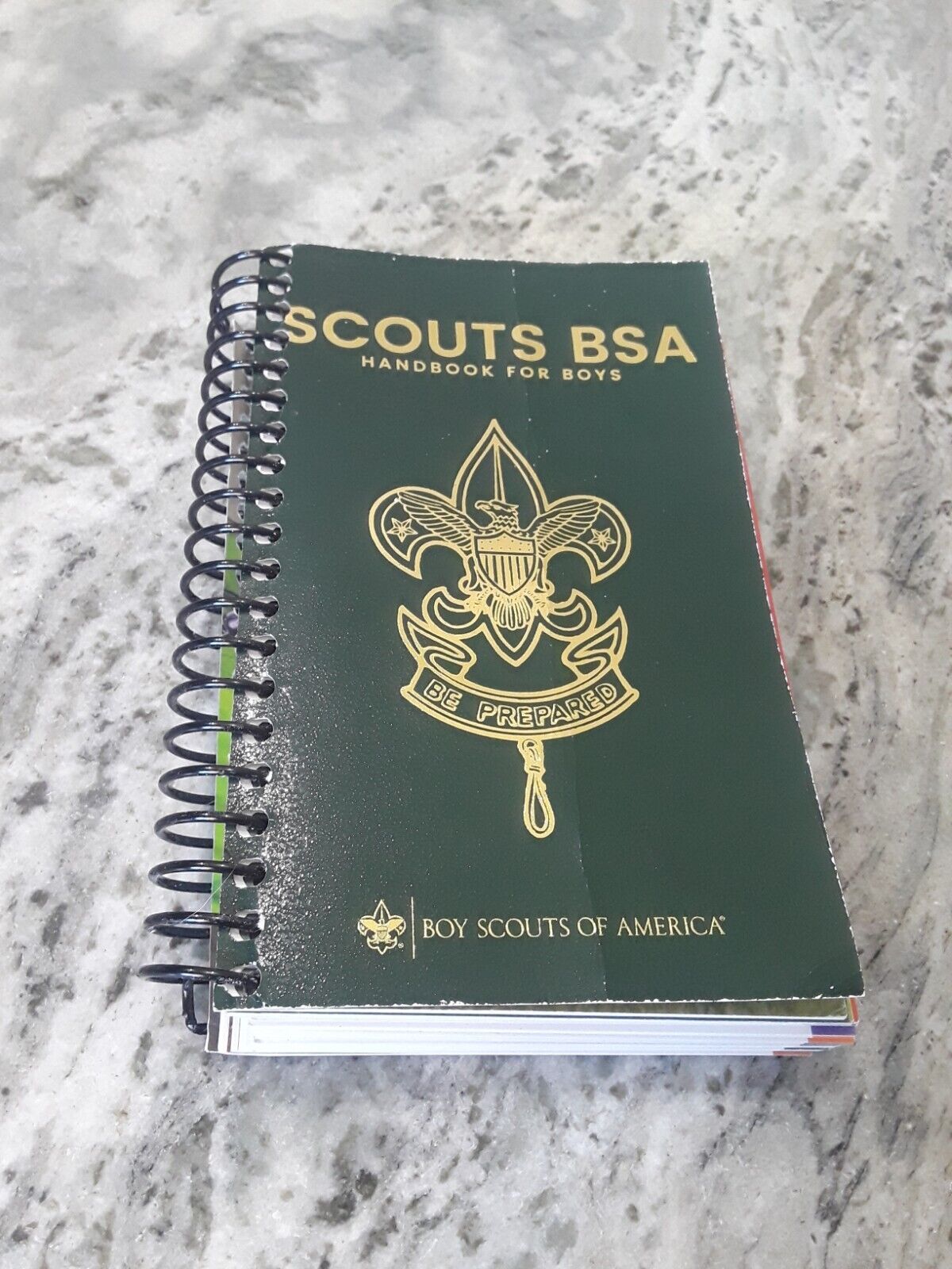 Scouts BSA handbook for boys Spiral Bound 2022 Printing 14th Edition ACCEPTABLE