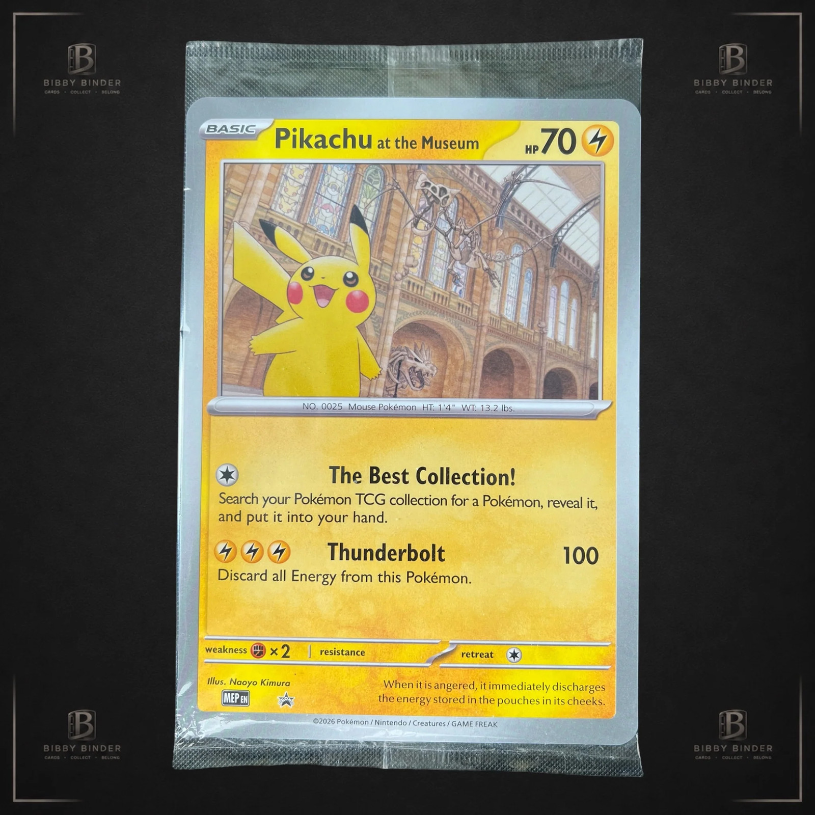 Pokémon Pikachu at the Museum MEP EN Museum Promo Sealed Pokémon Pikachu at the Museum MEP EN Museum Promo Sealed