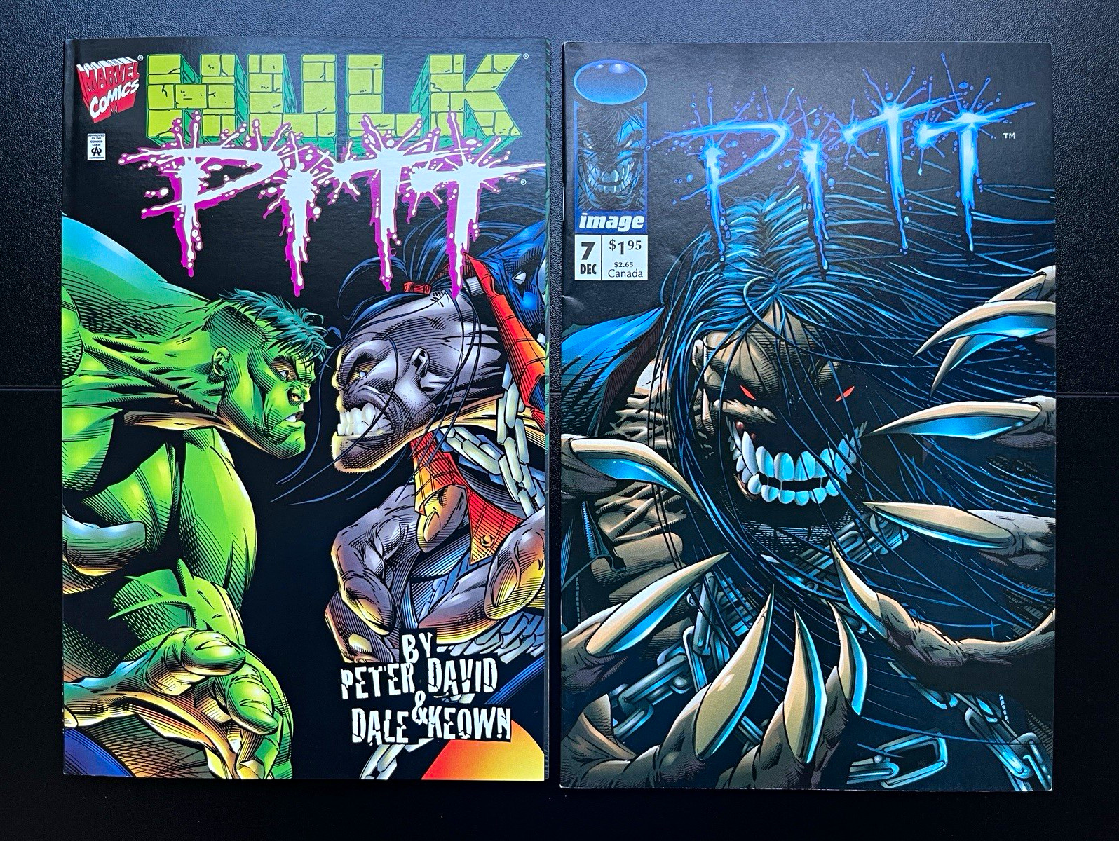Marvel Comics Hulk/Pitt #1 (1994) One Shot + Pitt #7