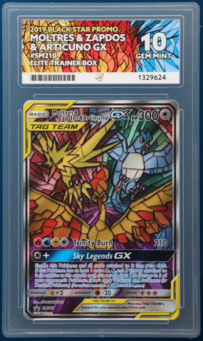 Pokémon Card Moltres & Zapdos & Articuno GX SM210 ACE 10 Pokémon Card Moltres & Zapdos & Articuno GX SM210 ACE 10