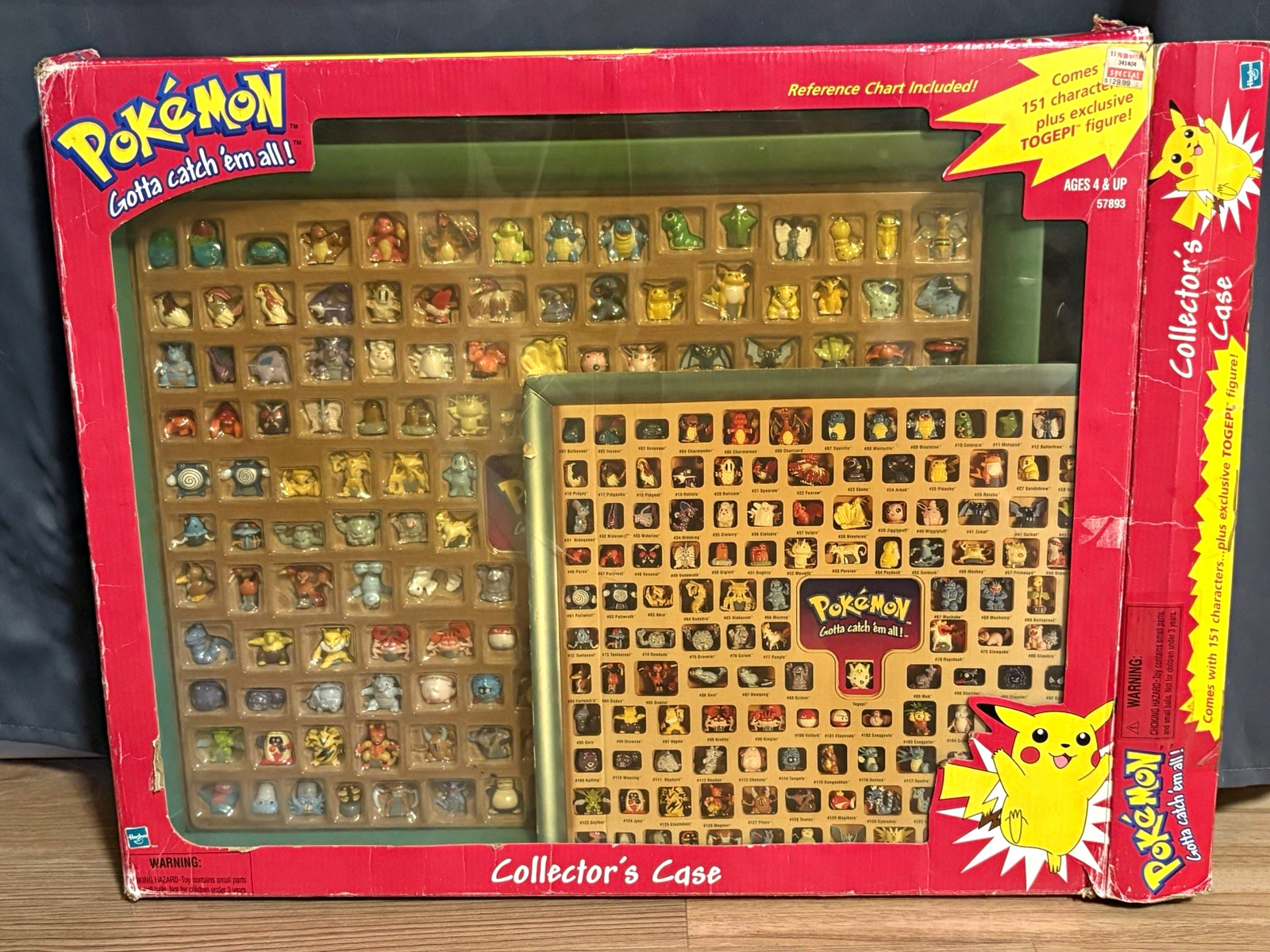 2000 Hasbro Pokémon mini figure Collector’s Case. “Rare shiny version” 2000 Hasbro Pokémon mini figure Collector’s Case. “Rare shiny version”