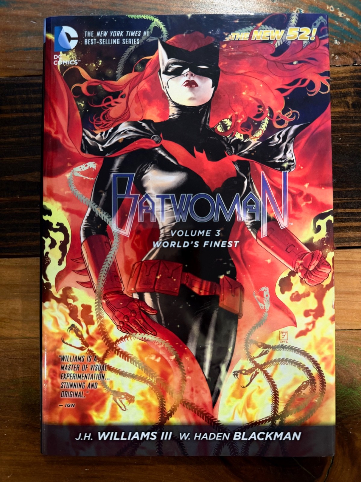 BATWOMAN VOL. 3: WORLD'S FINEST HC by JH WILLIAMS | The New 52 | DC | 2013 | NEW BATWOMAN VOL. 3: WORLD'S FINEST HC by JH WILLIAMS | The New 52 | DC | 2013 | NEW