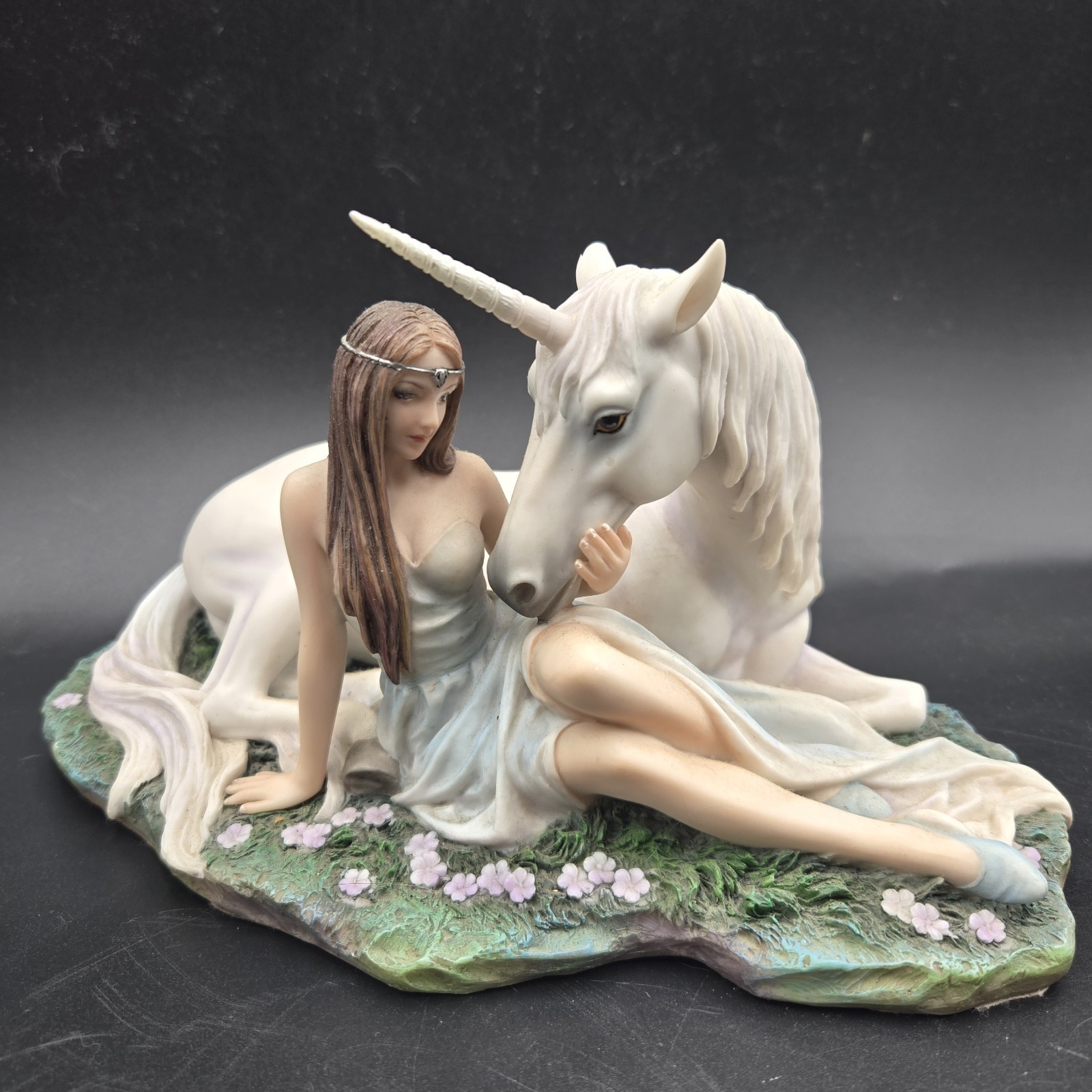 Pure Heart Unicorn Fairy Statue Figurine by Anne Stokes Veronese Nemesis Now Pure Heart Unicorn Fairy Statue Figurine by Anne Stokes Veronese Nemesis Now