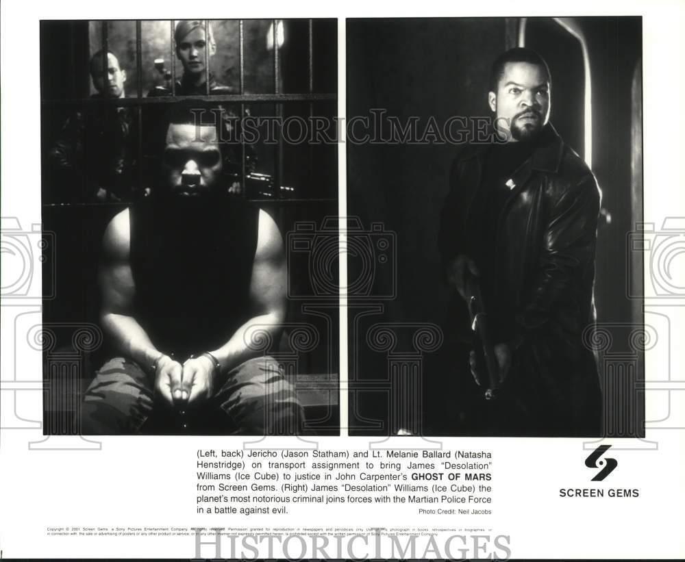 2001 Press Photo Ice Cube & Co-Stars in \