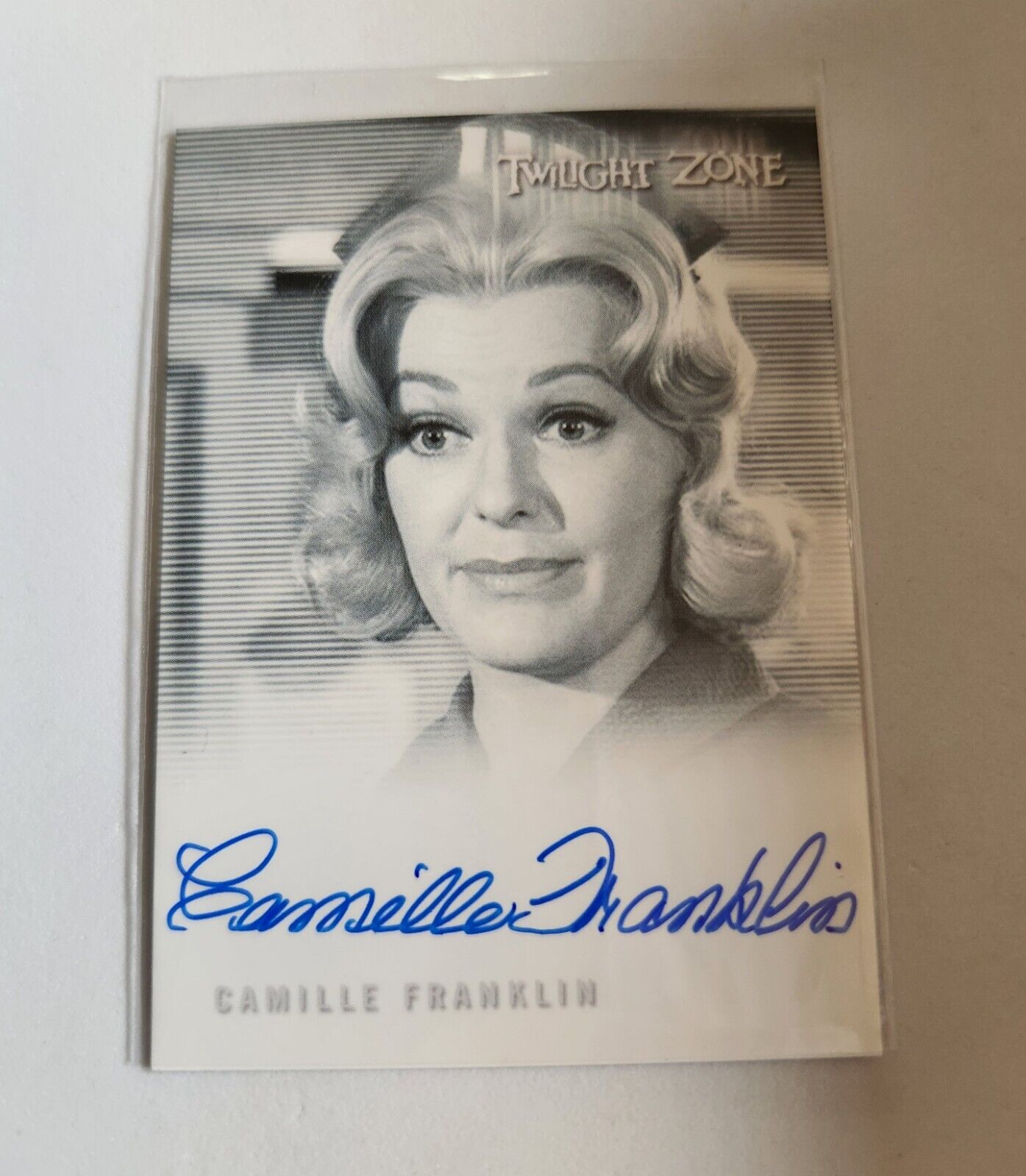 Twilight Zone - Card #A-142 Autographed- Camille Franklin 2009 NM