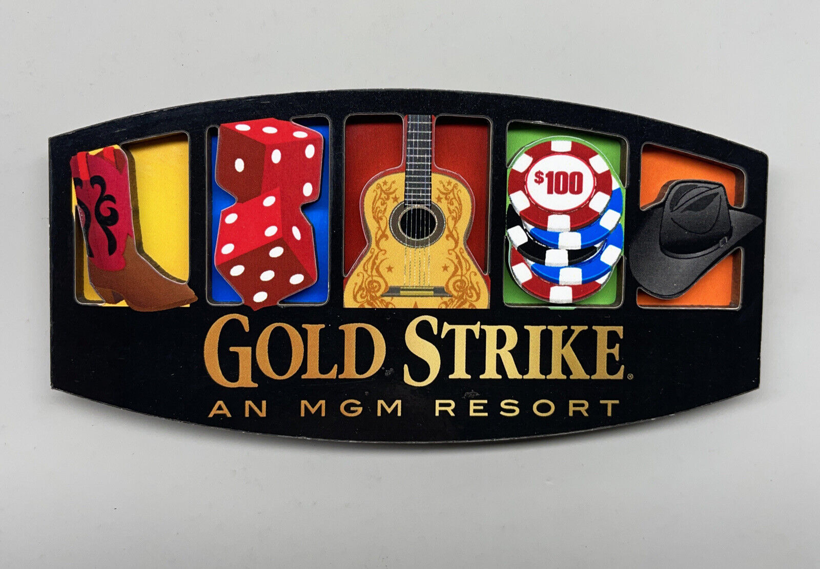 Gold Strike MGM Resort Magnet Las Vegas Nevada Rare Discontinued Great Gift
