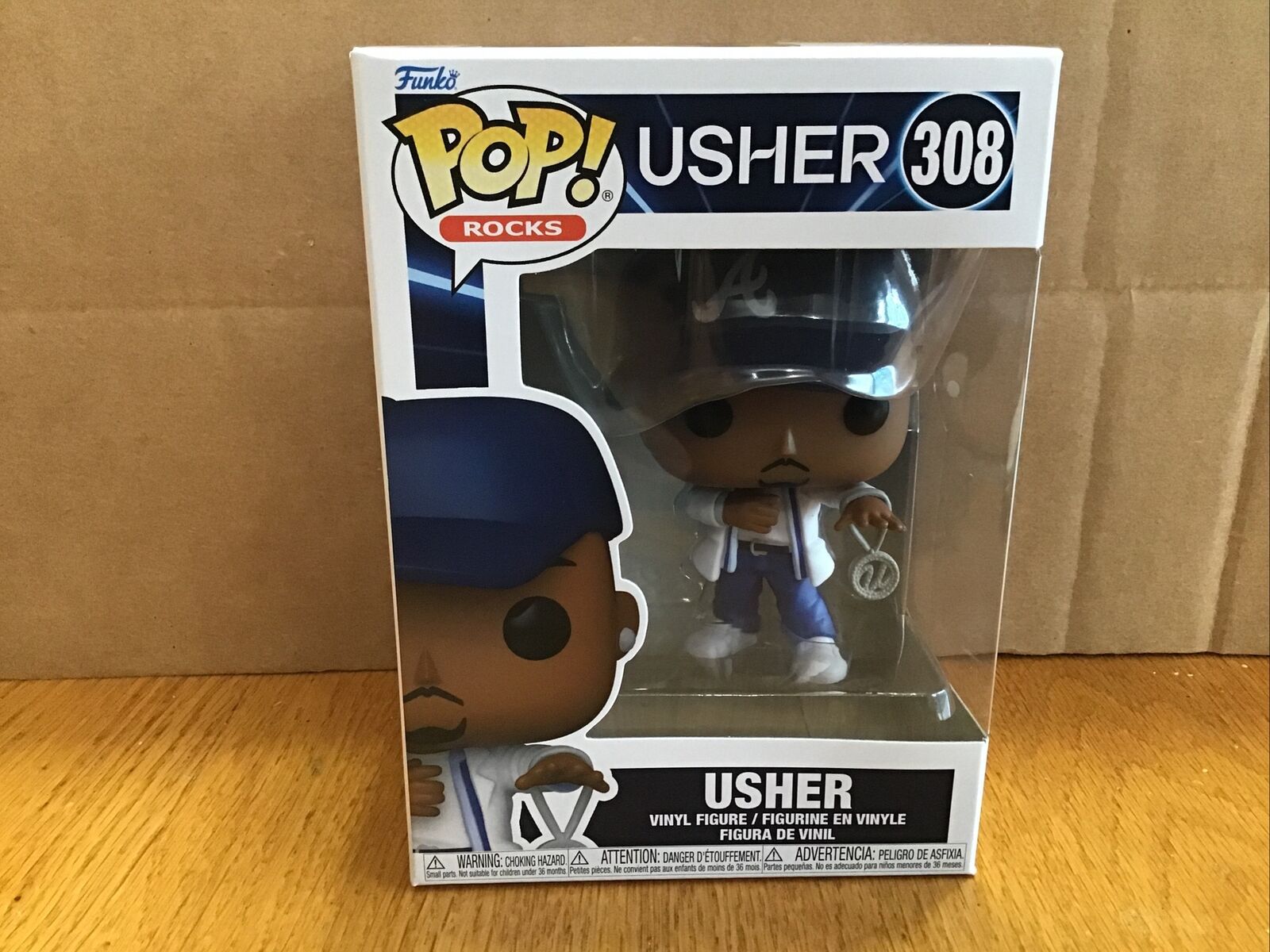 Funko Pop Usher #308 Vinyl Figure With Pop Protector