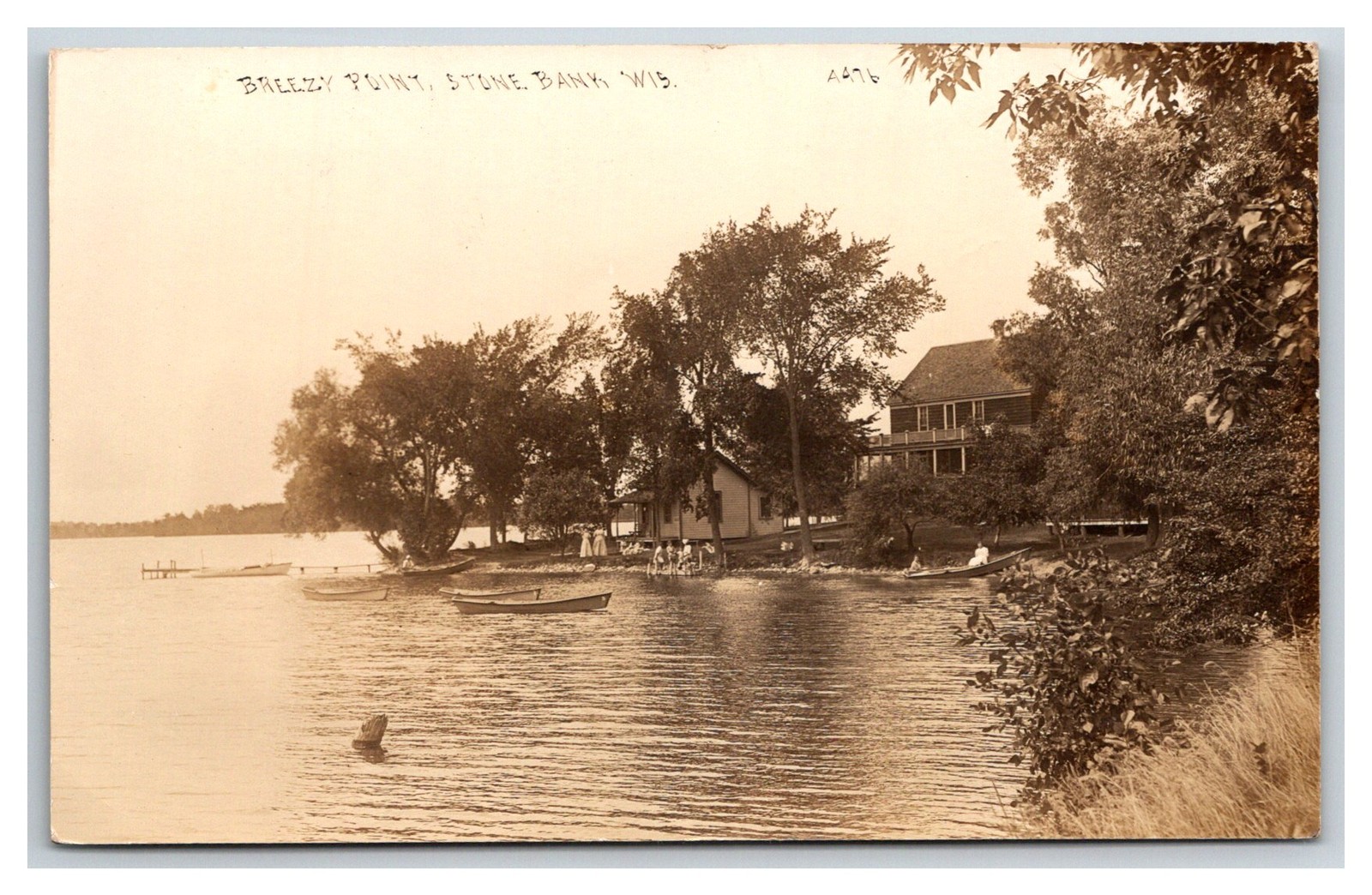 RPPC ~ Breezy Point ~ STONE BANK Wisconsin stonebank newberg RPPC ~ Breezy Point ~ STONE BANK Wisconsin stonebank newberg
