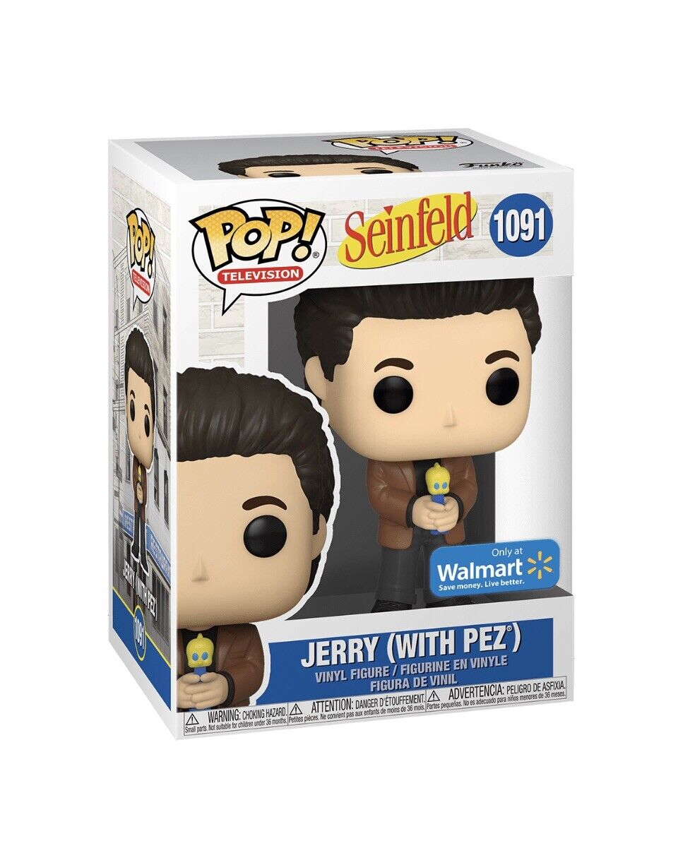 Funko POP TV Seinfeld Jerry With Pez #1091 Walmart Exclusive IN HAND