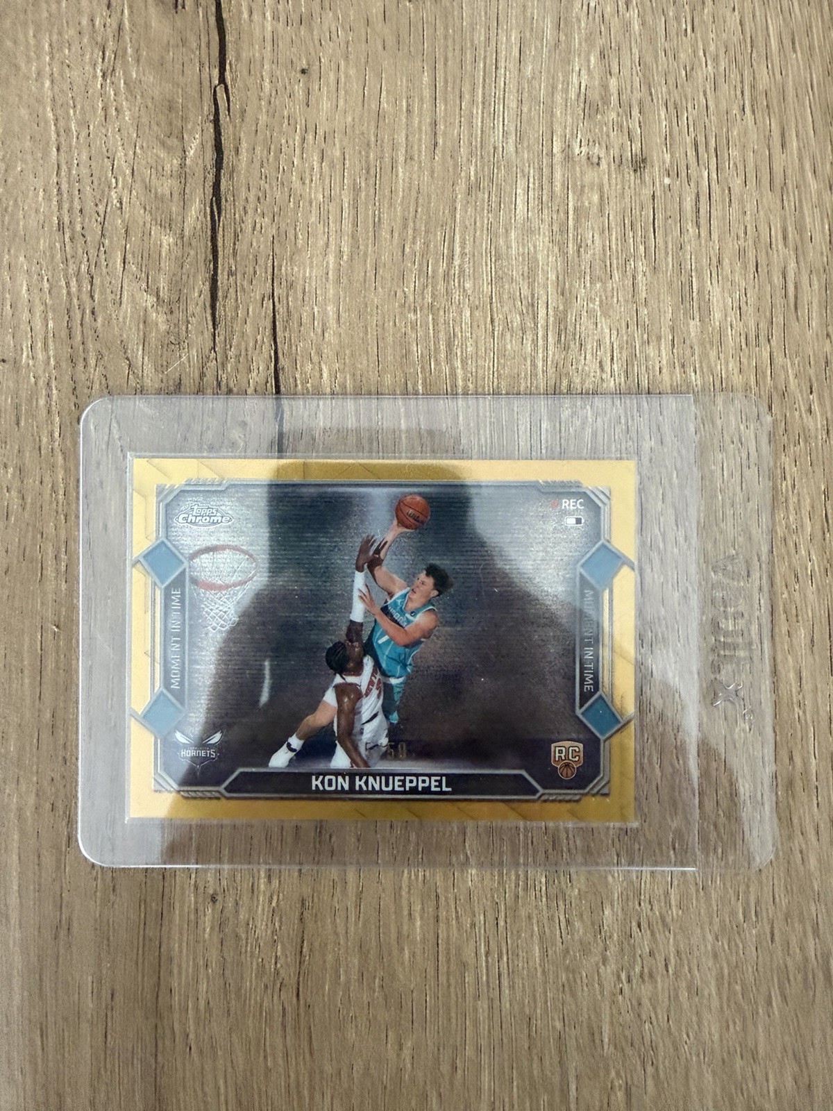 Topps Chrome Moment in Time /50 MT-19 Kon Club RC Charlotte Hornets 2026 Topps Chrome Moment in Time /50 MT-19 Kon Club RC Charlotte Hornets 2026