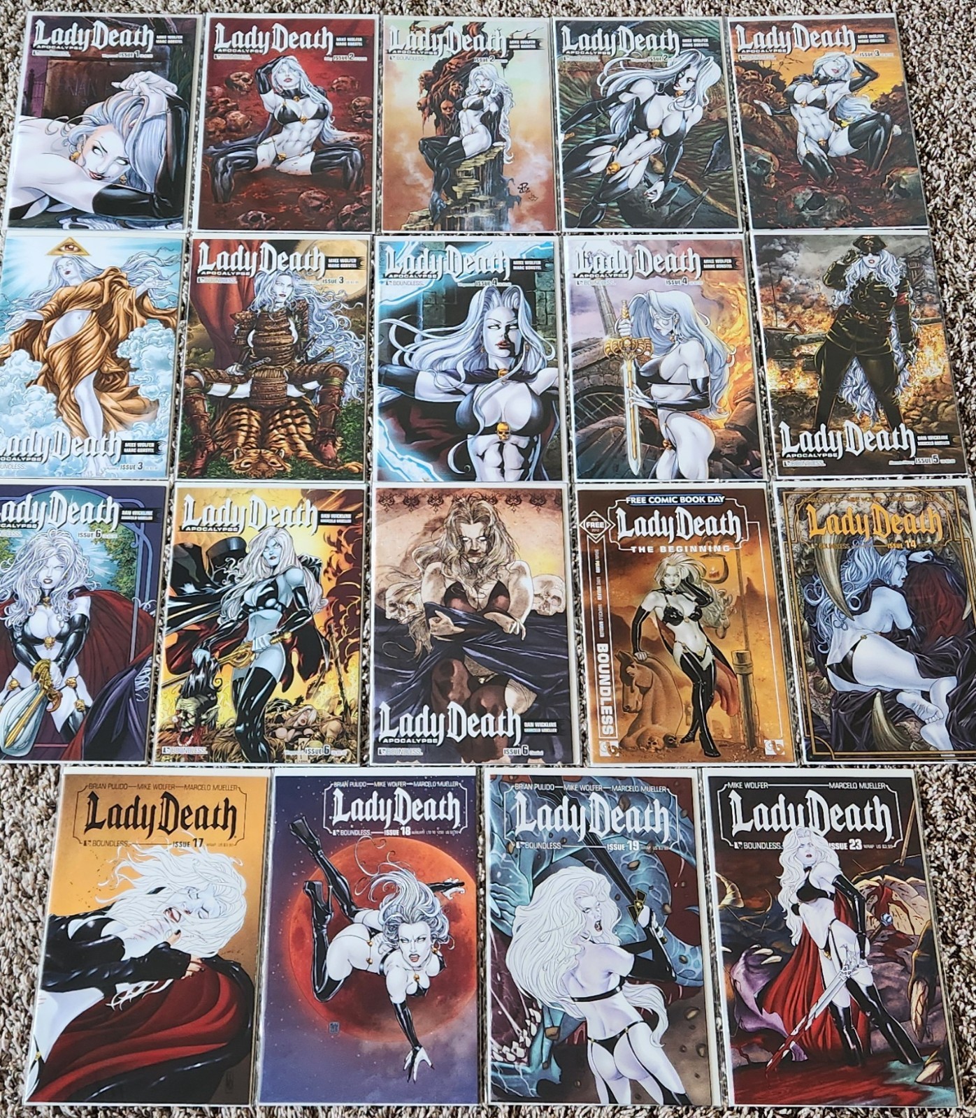 Lady Death - Avatar / Boundless Comics Lot ☠️ 🗡