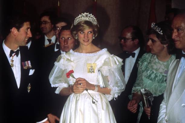 The Prince Princess of Wales attending a banquet at tour of Canada- Old Photo The Prince Princess of Wales attending a banquet at tour of Canada- Old Photo