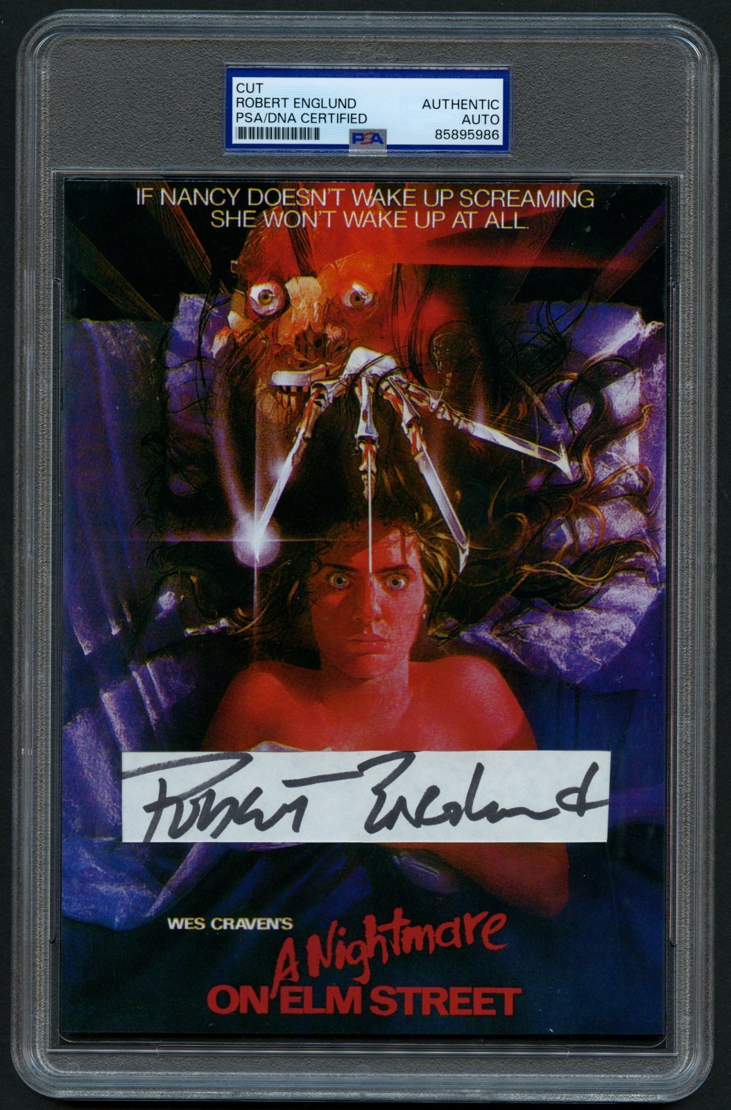 Robert Englund signed autograph 5x8 Actor A Nightmare on Elm St. Custom Cut PSA Robert Englund signed autograph 5x8 Actor A Nightmare on Elm St. Custom Cut PSA