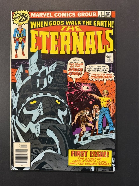 Eternals #1 1976 KEY 1st Ikaris Kro 1st Eternals & Deviants Kirby VF+ 8.5 Eternals #1 1976 KEY 1st Ikaris Kro 1st Eternals & Deviants Kirby VF+ 8.5