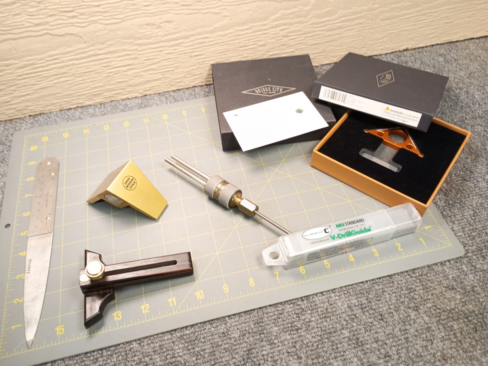 LOT Tools Hamilton Gauge Barron 1:6 Bridge City Square Sharpening Guide Drill KY