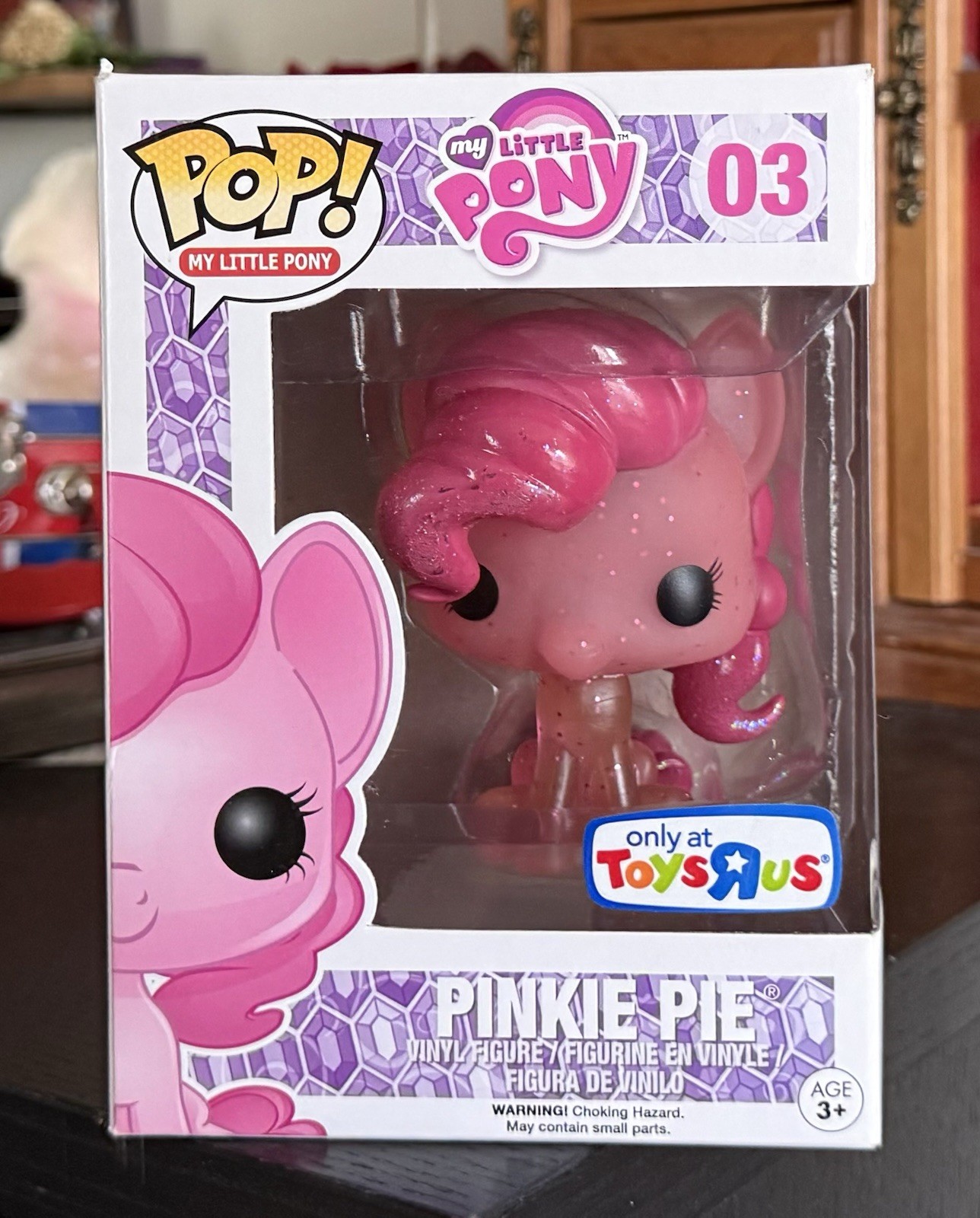 VAULTED Funko POP Glitter PINKIE PIE #03 My Little Pony Toys R Us Exclusive VAULTED Funko POP Glitter PINKIE PIE #03 My Little Pony Toys R Us Exclusive