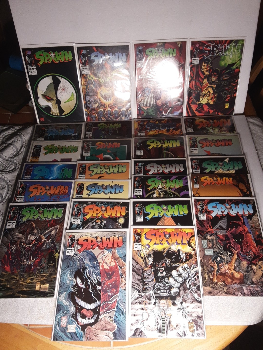Vintage Image SPAWN Comics Lot Of 26 Issues #12 - 14, 16 - 38 McFarlane 1990s Vintage Image SPAWN Comics Lot Of 26 Issues #12 - 14, 16 - 38 McFarlane 1990s