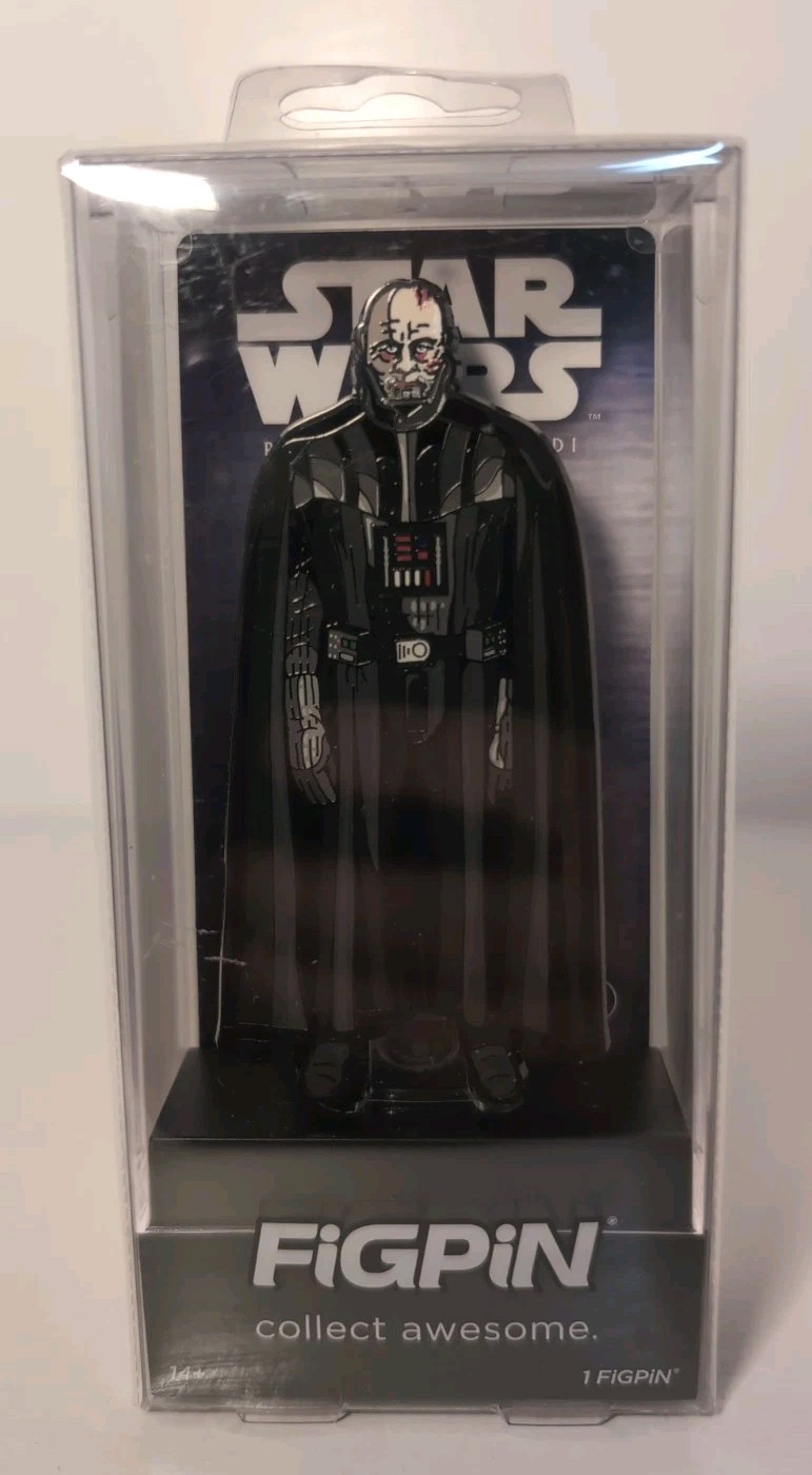FiGPiN Star Wars RTOJ - Darth Vader w/o Helmet #1565 *LOCKED*