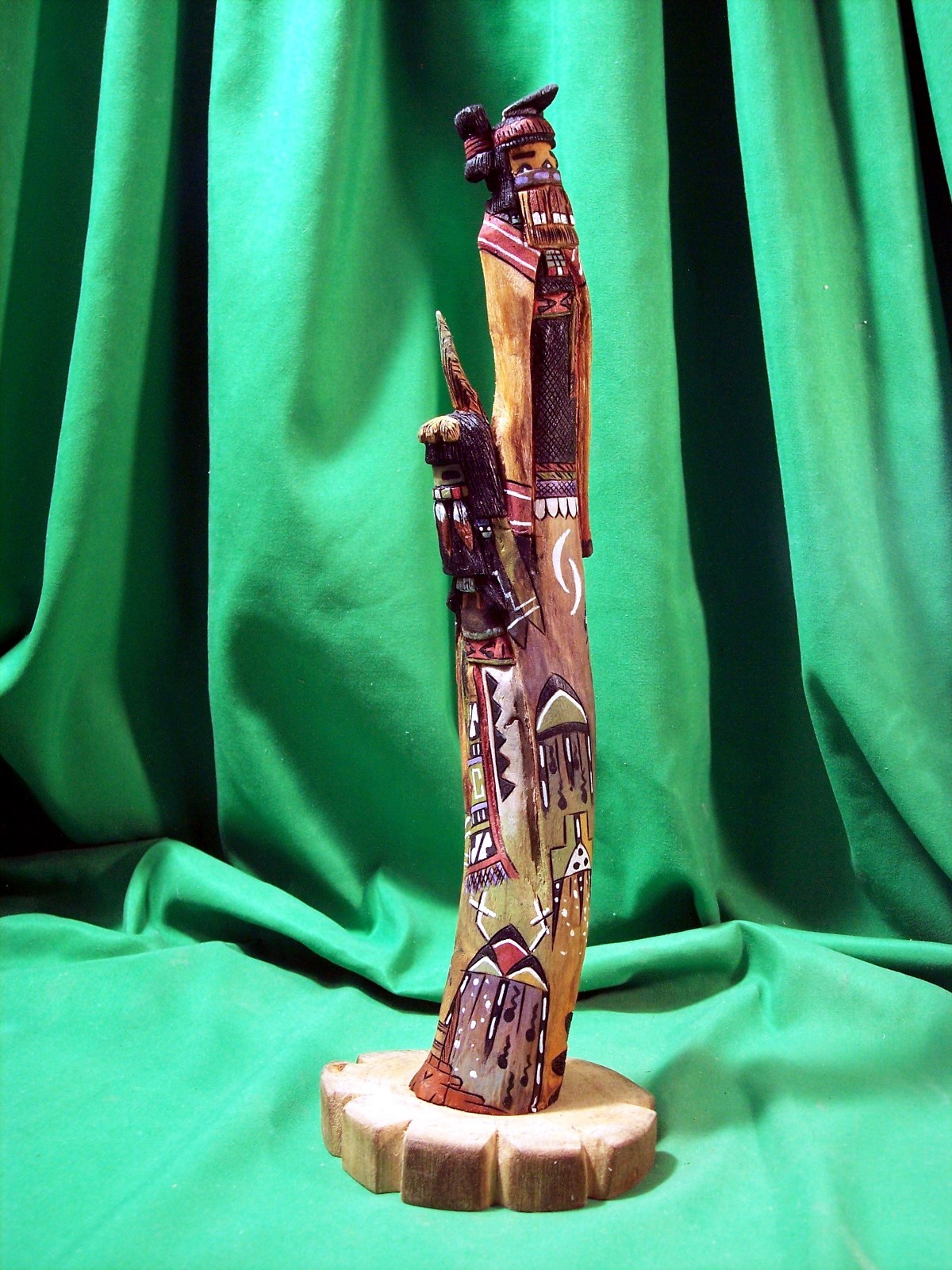 Hopi Kachina Doll - Longhair Kachina by Wally Grover - Brilliant Hopi Kachina Doll - Longhair Kachina by Wally Grover - Brilliant