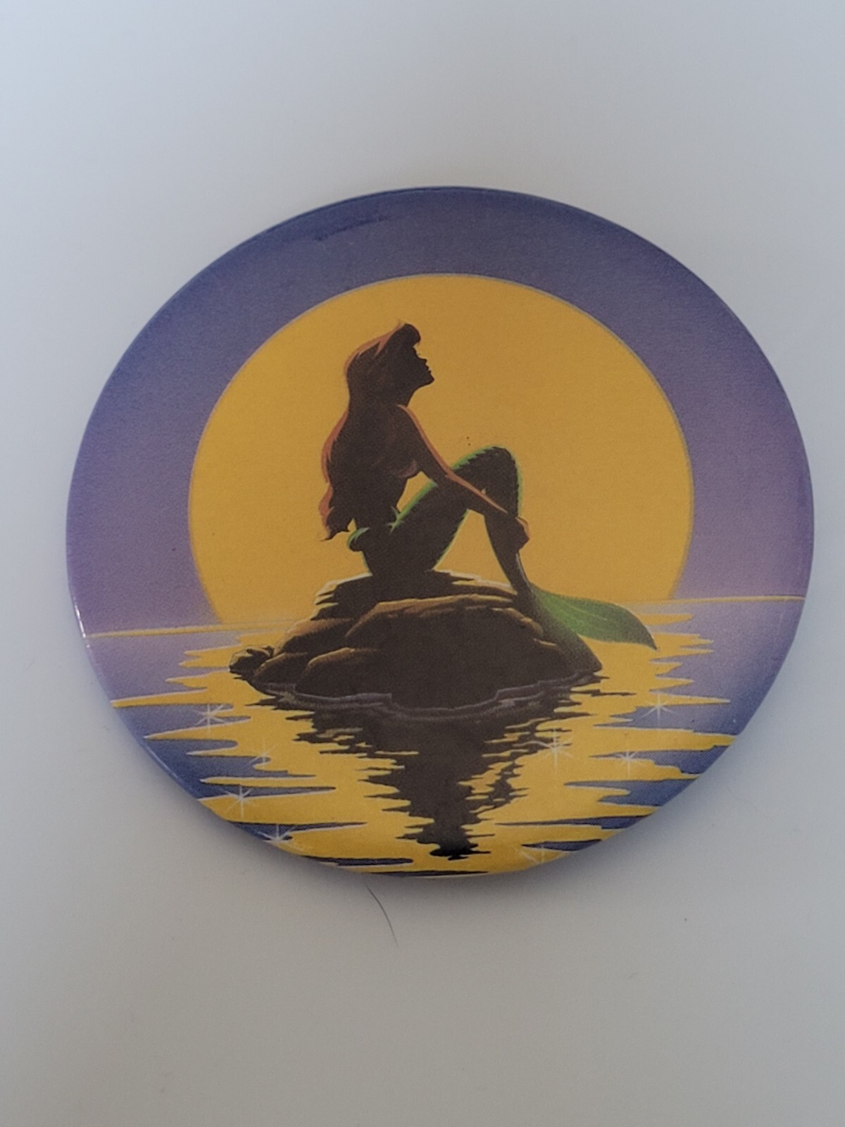Vintage Little Mermaid Pinback Button - 1989 Vintage Little Mermaid Pinback Button - 1989