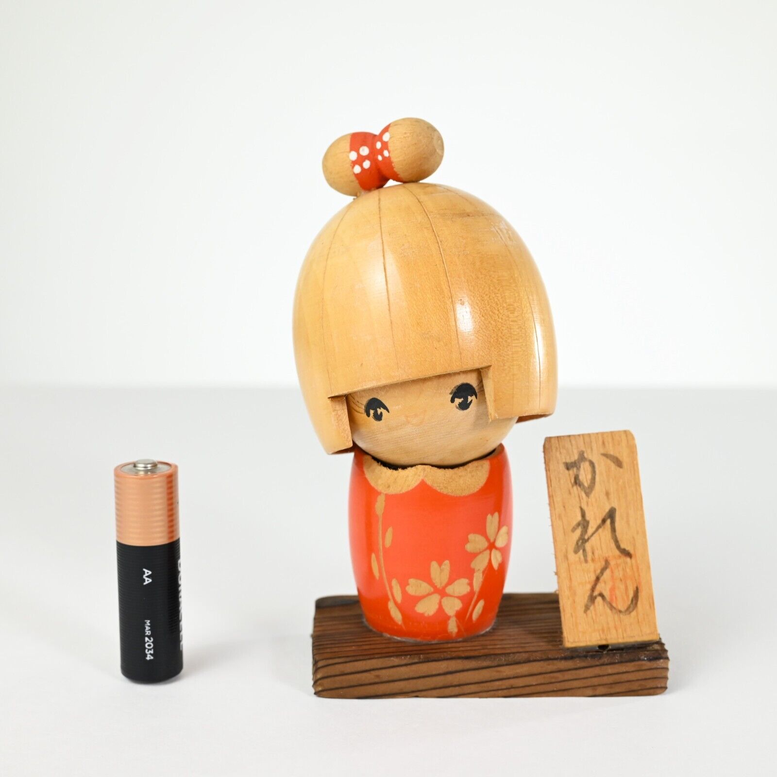 Sosaku KOKESHI Wooden Doll, Signed by Artist, Japan - 5\