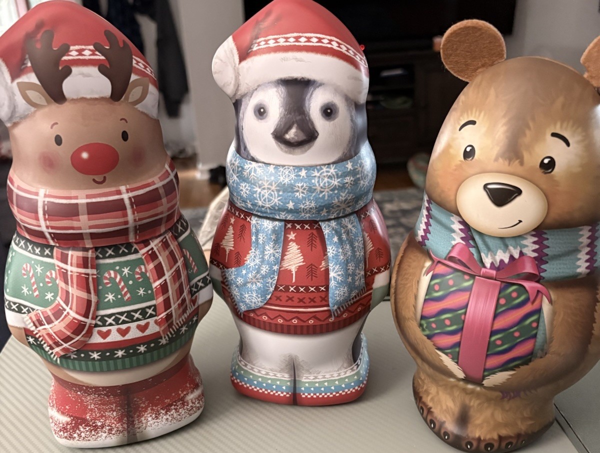 Russell Stover Christmas Tins (3)