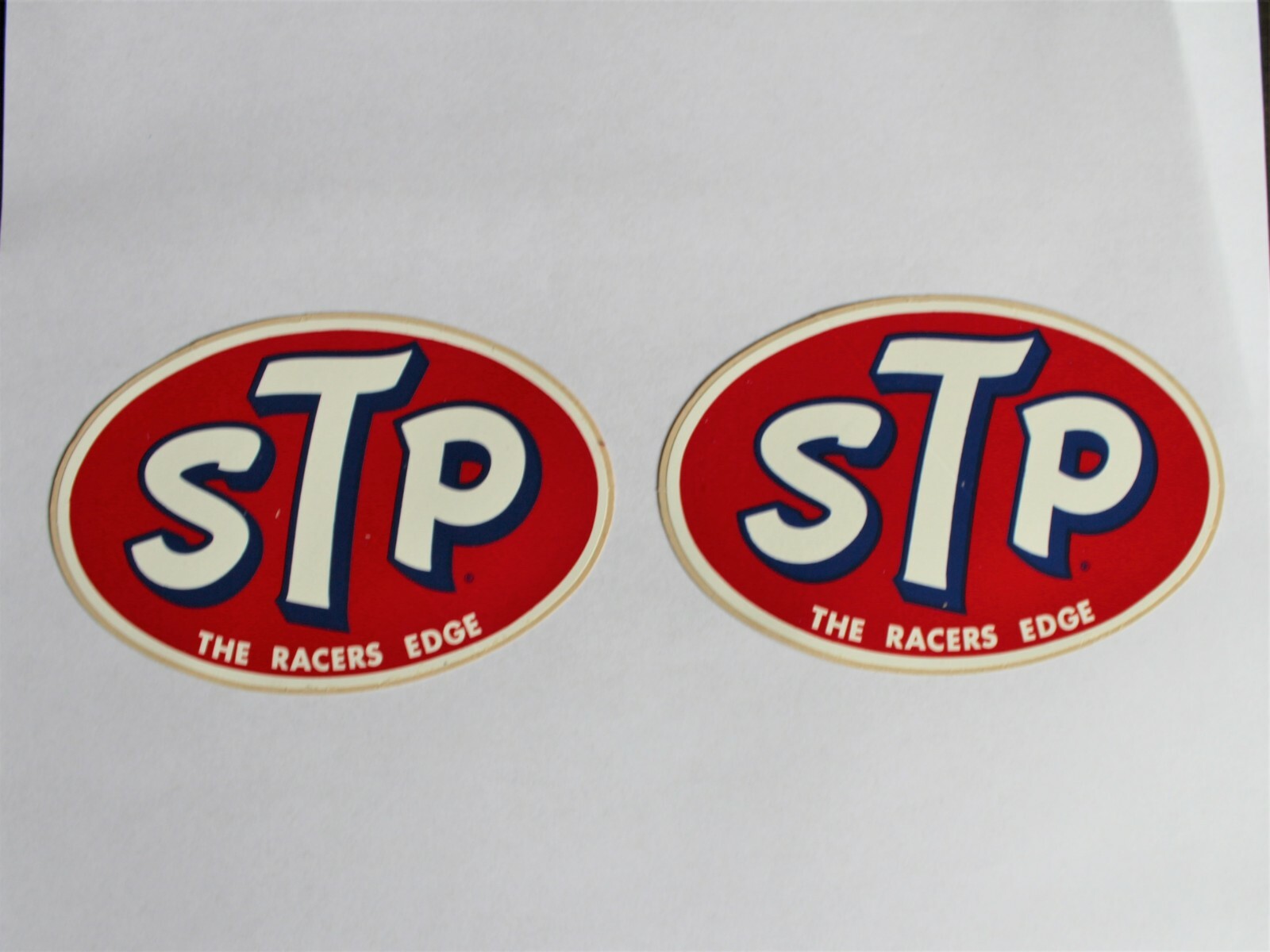 1968 STP 2 VINTAGE ORIGINAL THE RACERS EDGE STICKERS DECALS NASCAR NHRA 4-3/4" 1968 STP 2 VINTAGE ORIGINAL THE RACERS EDGE STICKERS DECALS NASCAR NHRA 4-3/4"