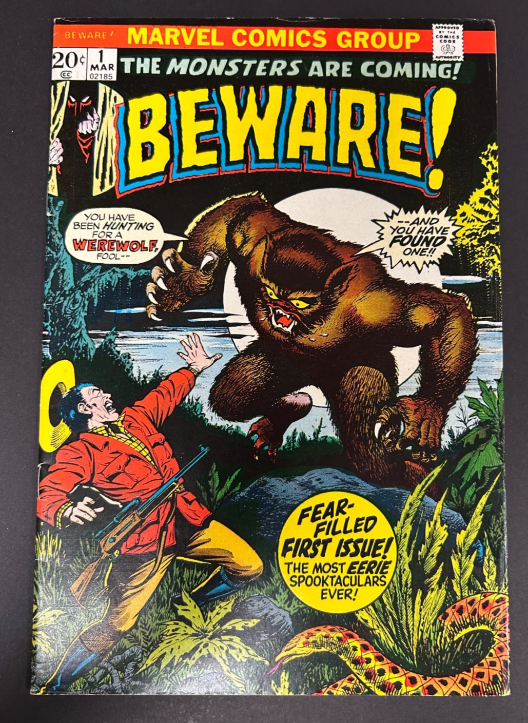 Beware #1 (Vol. 1), Marvel March 1973 Beware #1 (Vol. 1), Marvel March 1973
