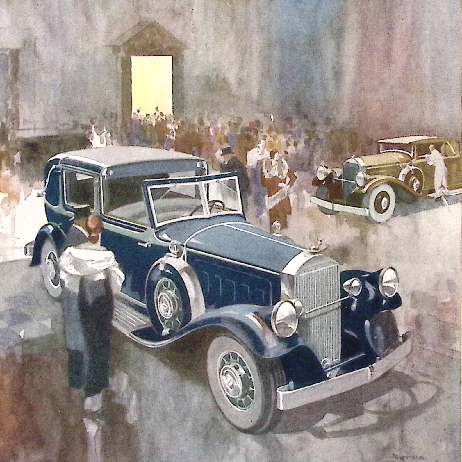 1931 WESTVACO Inspirations for Printing Sample Print Ad Pierce Arrow Town Car 1931 WESTVACO Inspirations for Printing Sample Print Ad Pierce Arrow Town Car