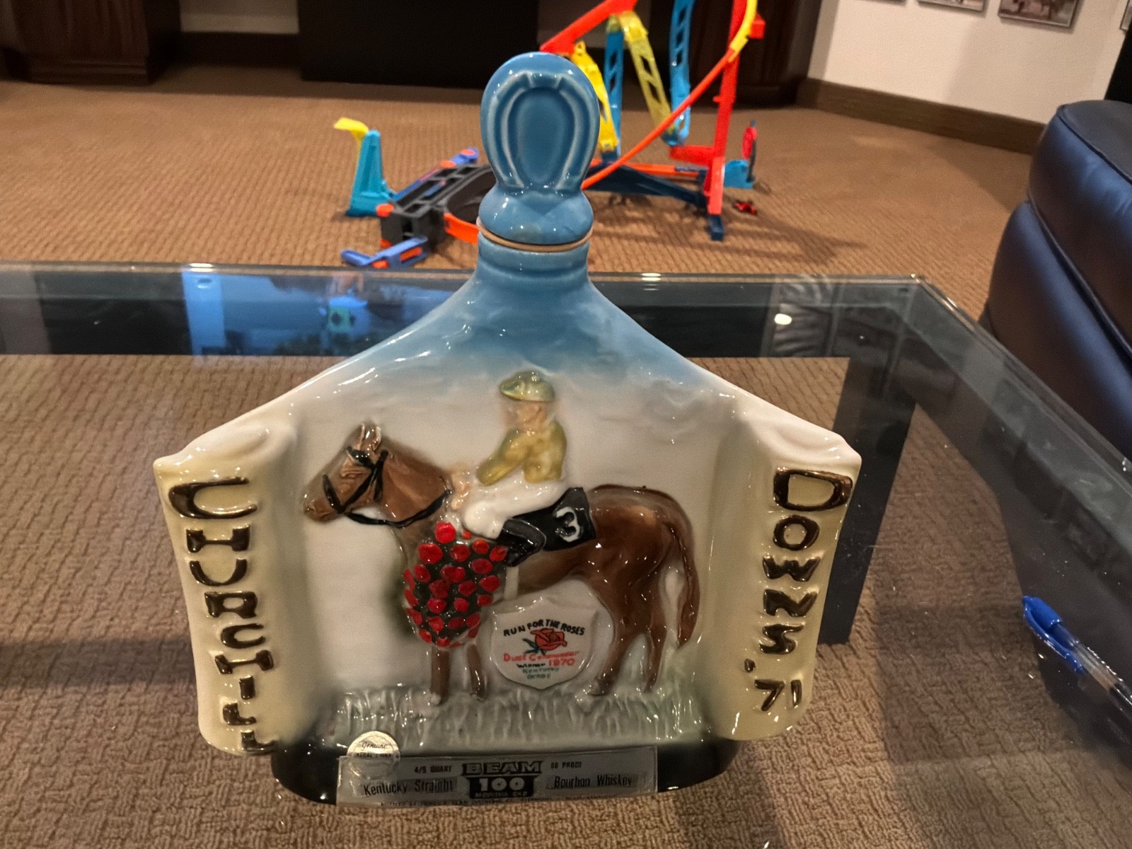 Beautiful Collectible Kentucky Derby Churchill Downs Jim Beam Decanter 1971 Beautiful Collectible Kentucky Derby Churchill Downs Jim Beam Decanter 1971