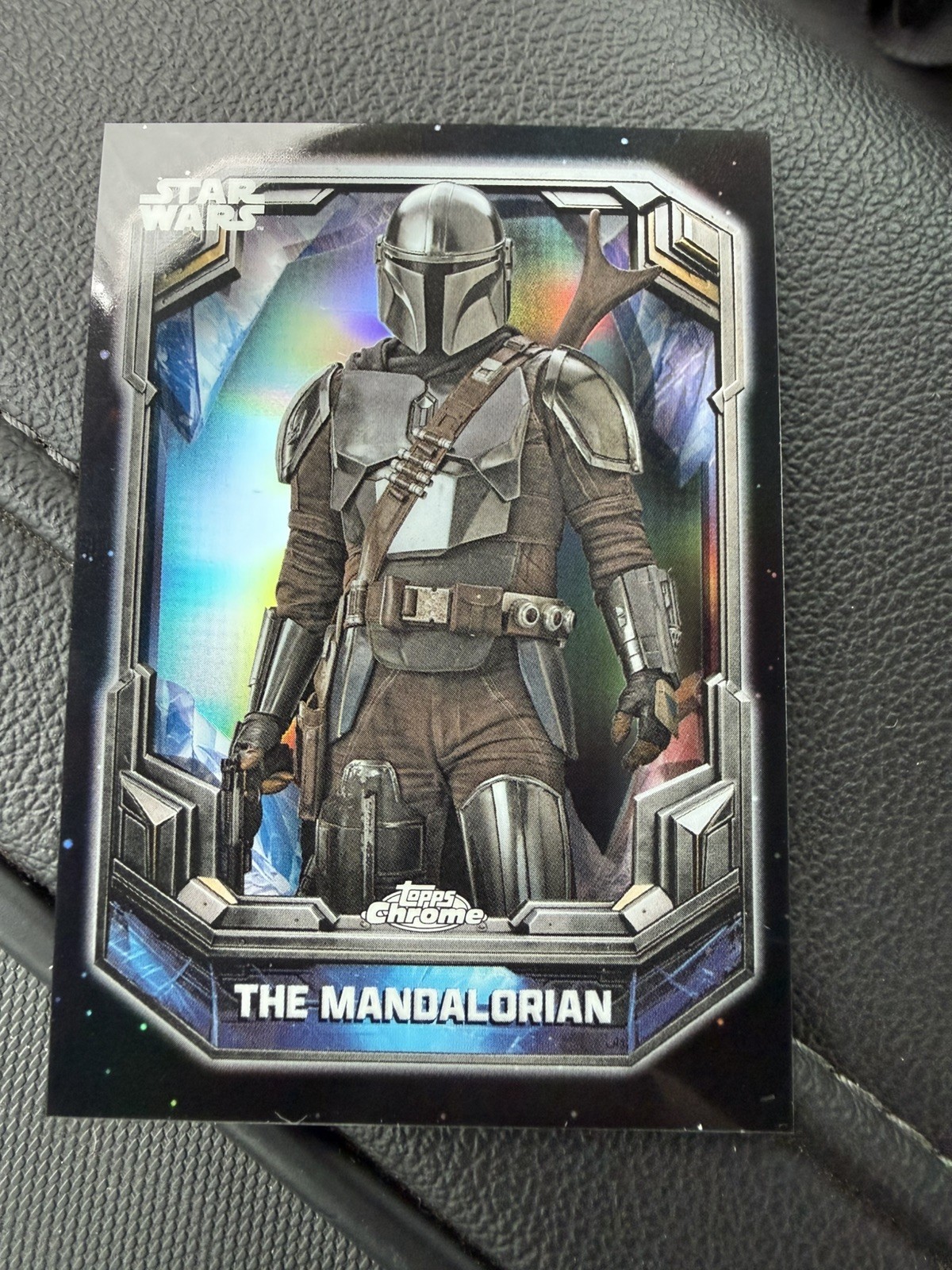 2026 Topps Chrome Star Wars The Mandalorian Cosmic Crystals SSP #COS-21 Case Hit