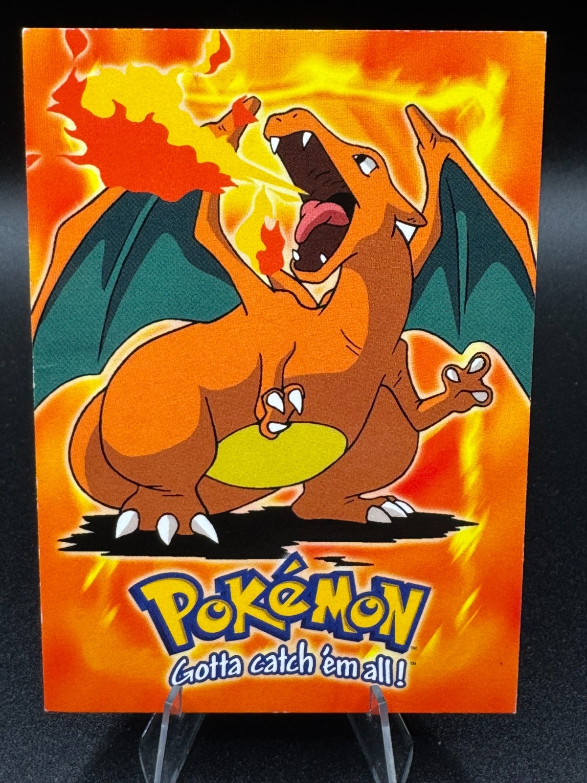 Topps 1998 Pokémon Stage 3 #06 Charizard Insert Card E6 of 12 English