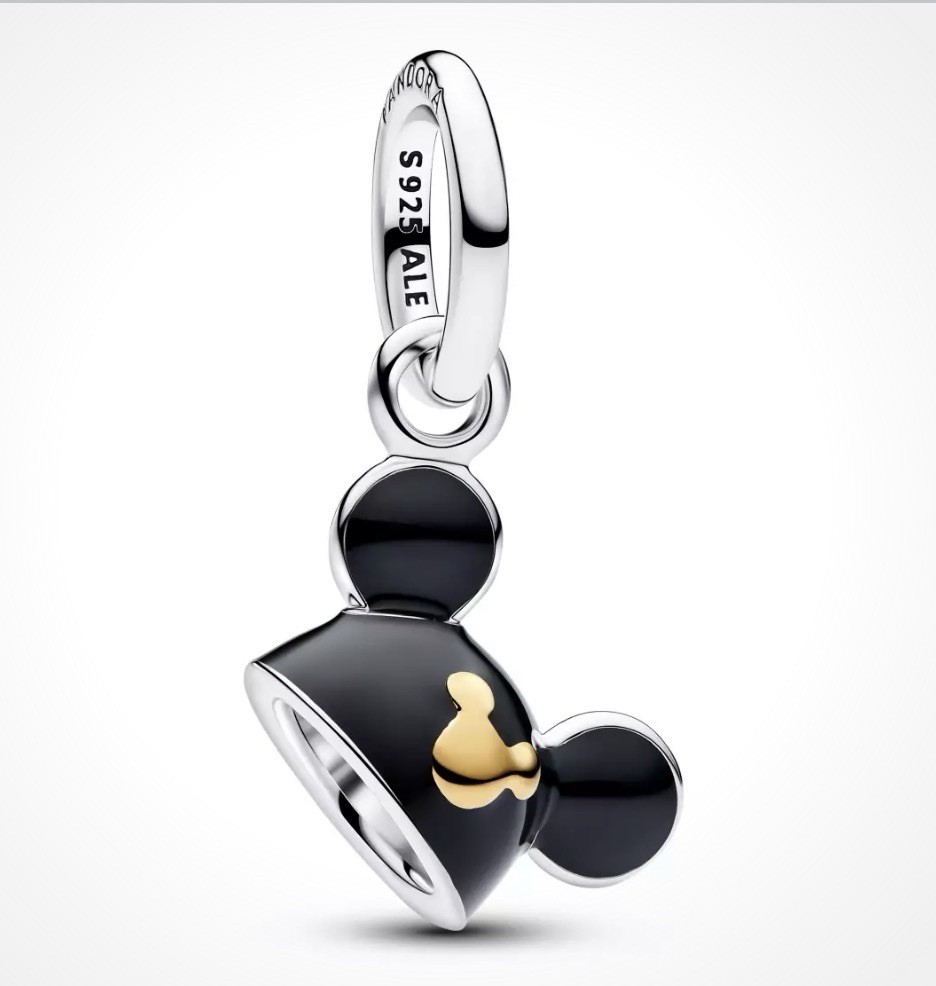 Mickey Mouse Mouseketeer Ear Hat Dangle Charm by Pandora Mickey Mouse Mouseketeer Ear Hat Dangle Charm by Pandora