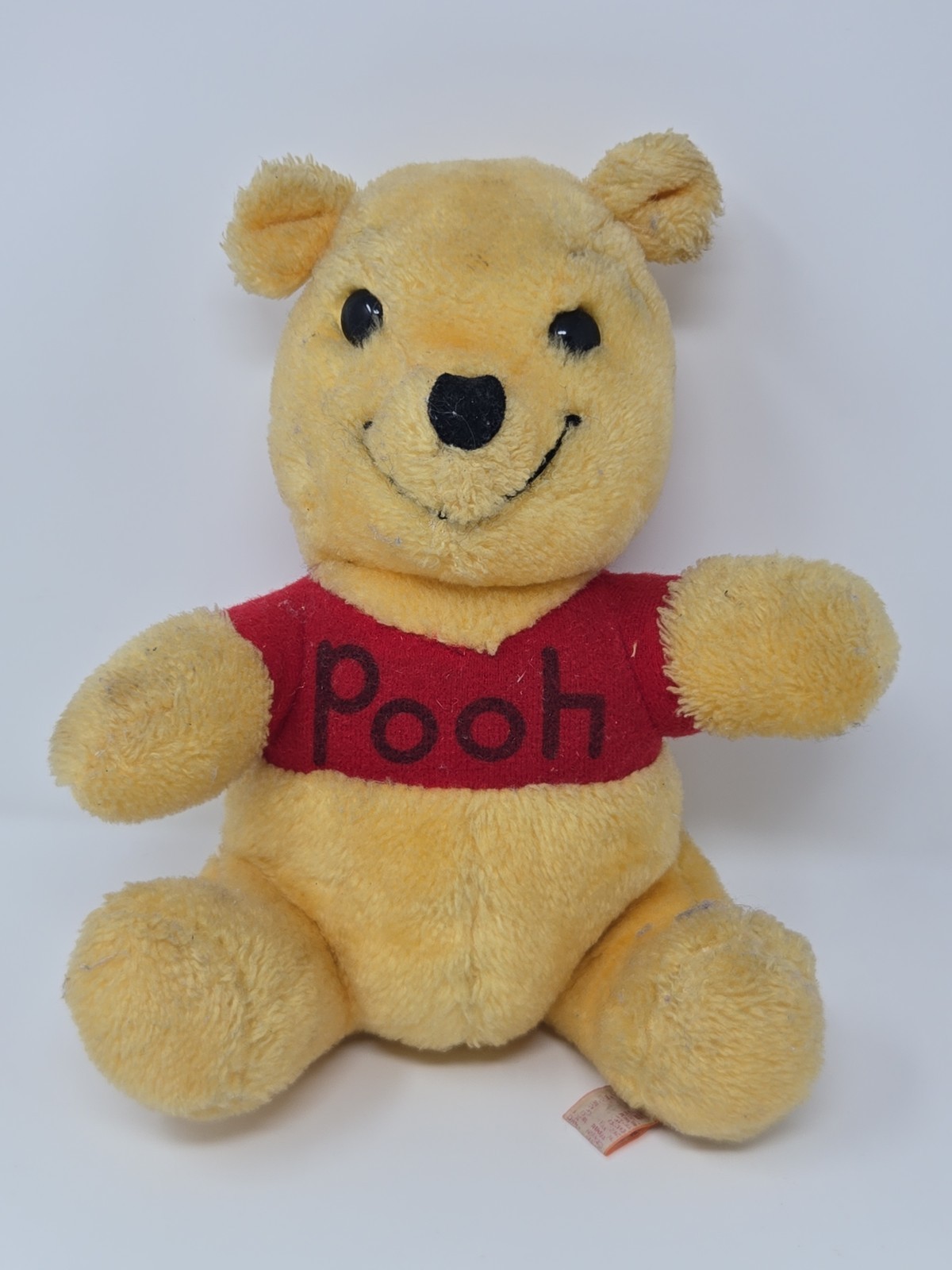 Vintage 1970's Winnie The Pooh Plush Cuddly Toy Disney Dakin Smiling Shirt Small Vintage 1970's Winnie The Pooh Plush Cuddly Toy Disney Dakin Smiling Shirt Small