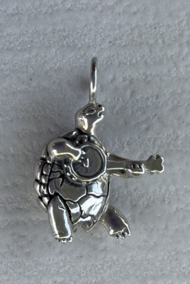 Grateful Dead Terrapin Turtle Pendant ©GDM Sterling Silver 1992 Grateful Dead Terrapin Turtle Pendant ©GDM Sterling Silver 1992