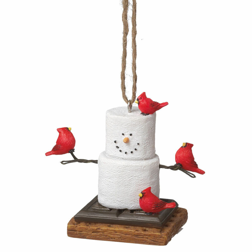 S'more with Cardinal Ornament