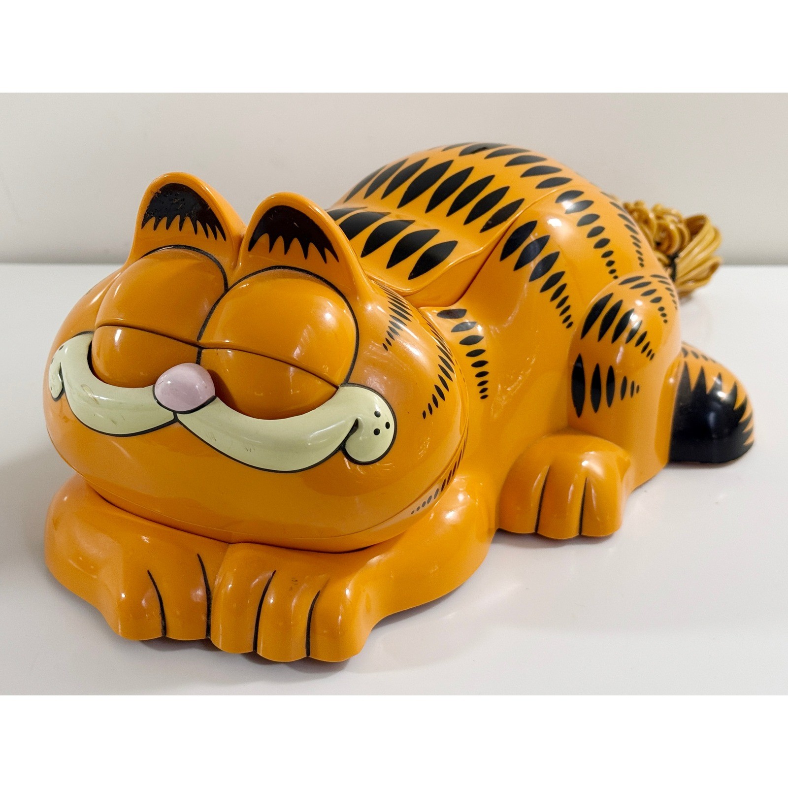 Tyco Garfield Telephone Orange Vintage 1986 Model 1207 Novelty Phone Tyco Garfield Telephone Orange Vintage 1986 Model 1207 Novelty Phone
