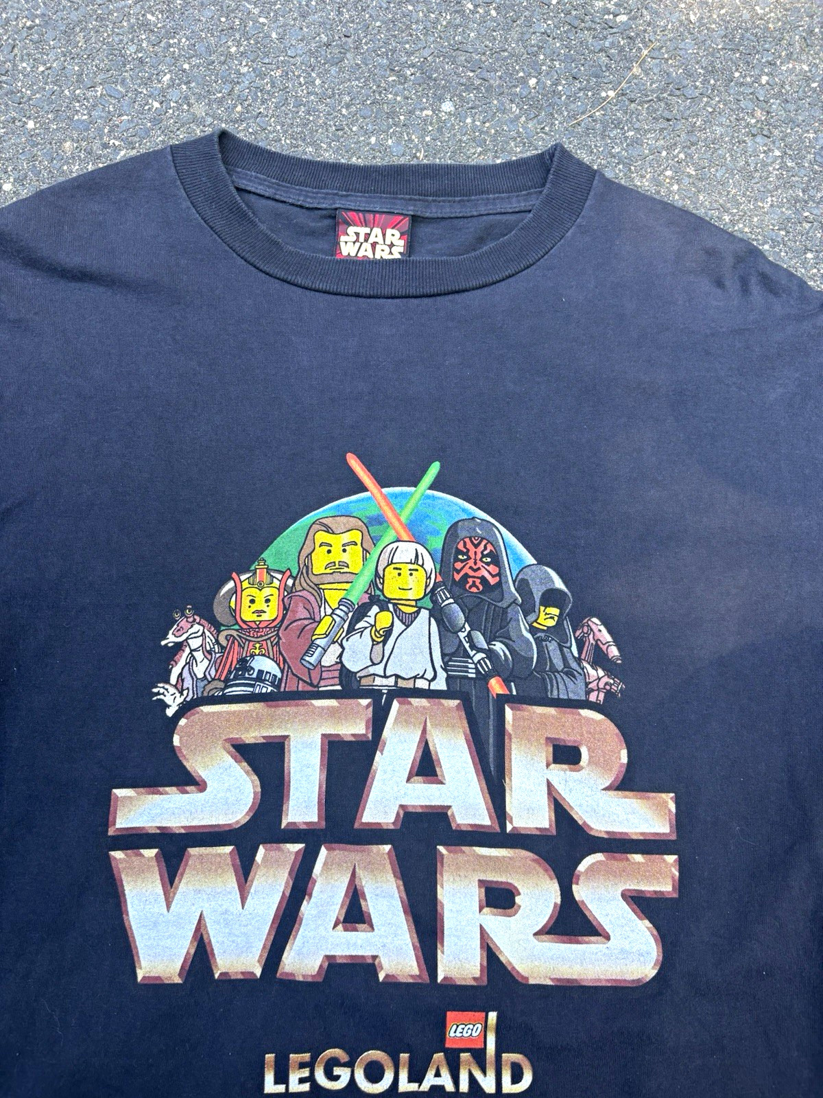 Vintage 1999 Lego Star Wars black shirt size men’s large Rare Red Star Wars tag Vintage 1999 Lego Star Wars black shirt size men’s large Rare Red Star Wars tag