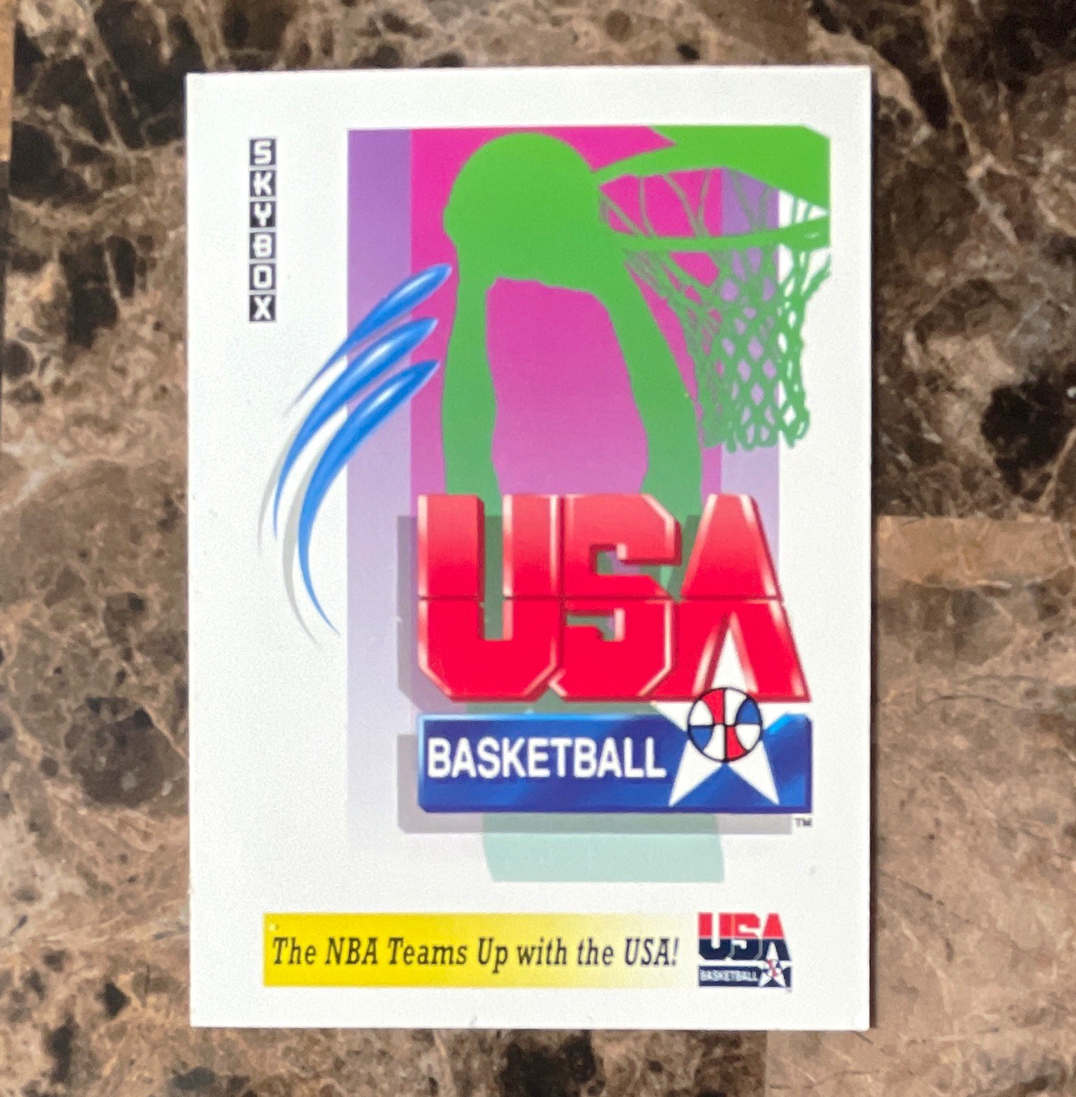 1991-92 SkyBox USA Basketball Blister Insert Card #i.