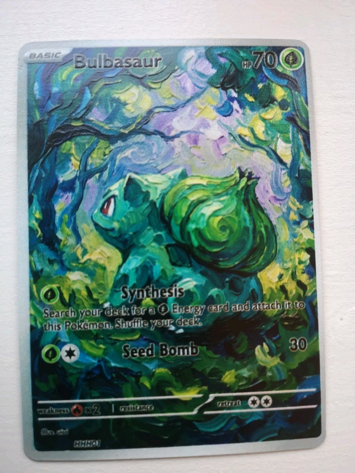Bulbasaur Textured Pastel Fan Art Card Bulbasaur Textured Pastel Fan Art Card