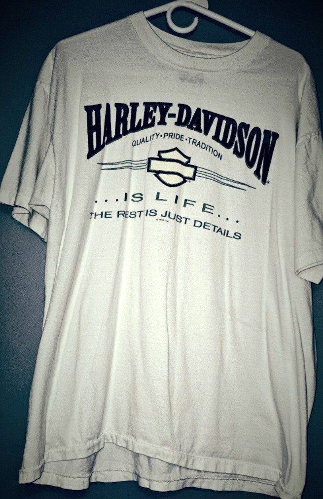 Harley-Davidson Vtg 1996 Denver, CO Graphic T-Shirt White XL Harley-Davidson Vtg 1996 Denver, CO Graphic T-Shirt White XL